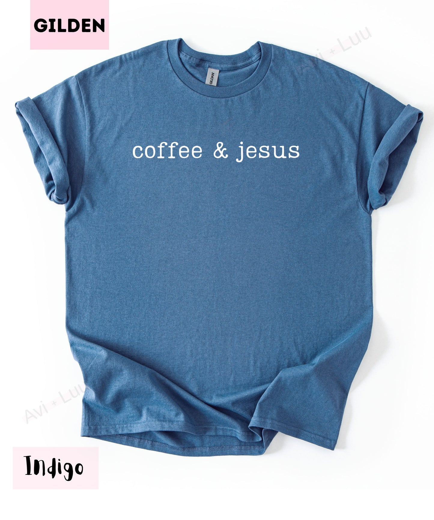 Coffee & Jesus | Gilden Unisex T-Shirt