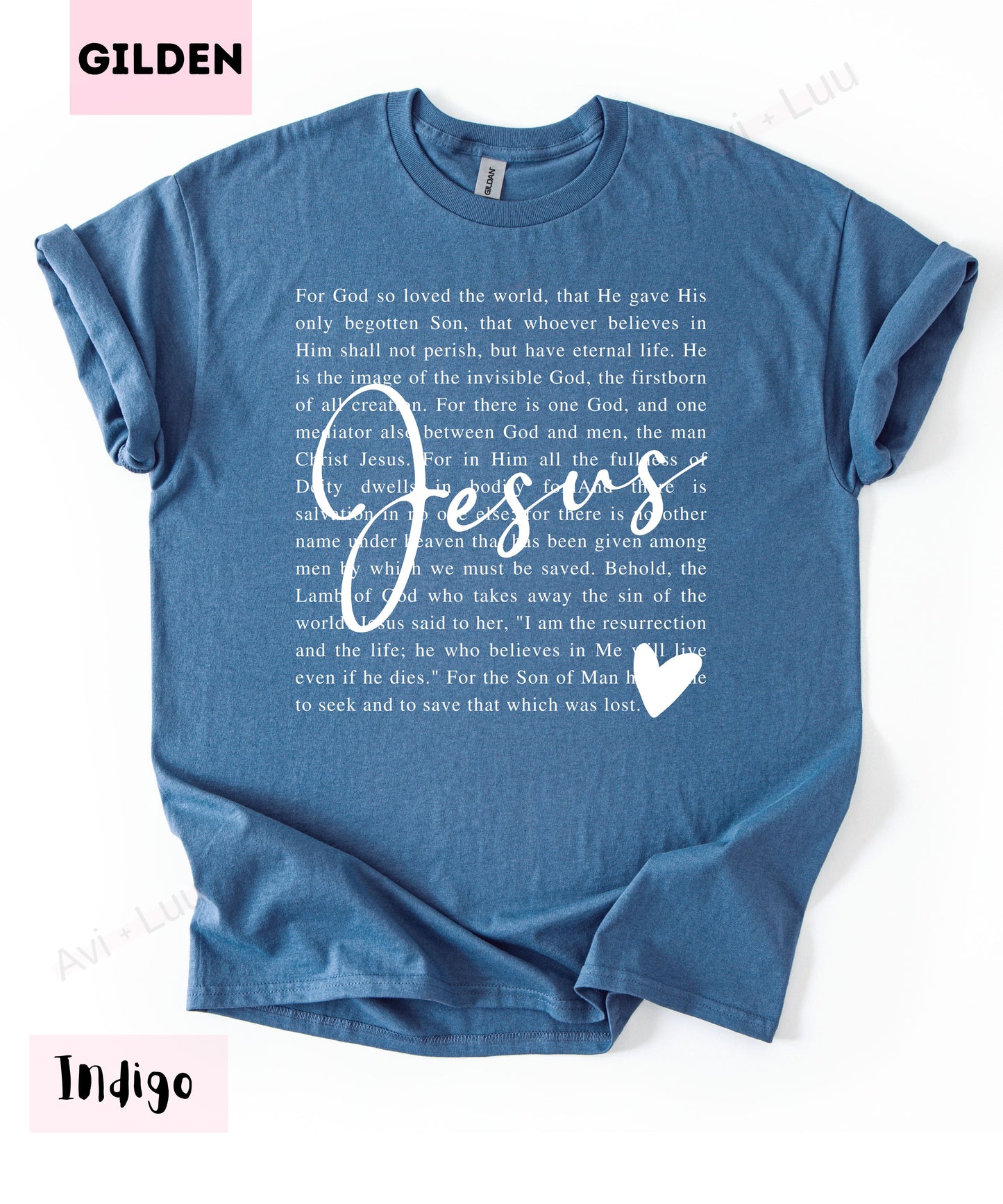 Jesus Scripture | Gilden Unisex T-Shirt