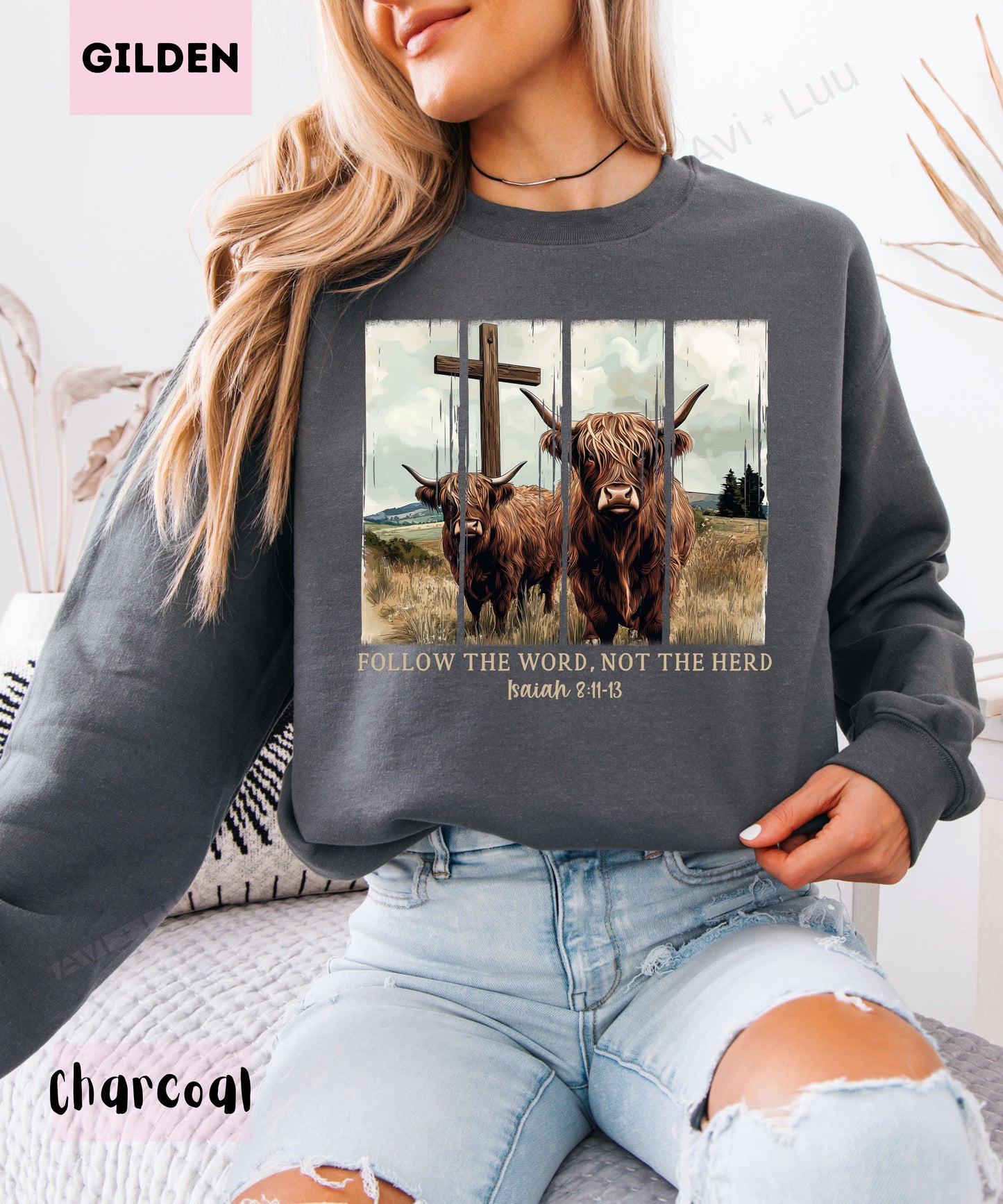 Follow The Word | Gilden Unisex Sweatshirt