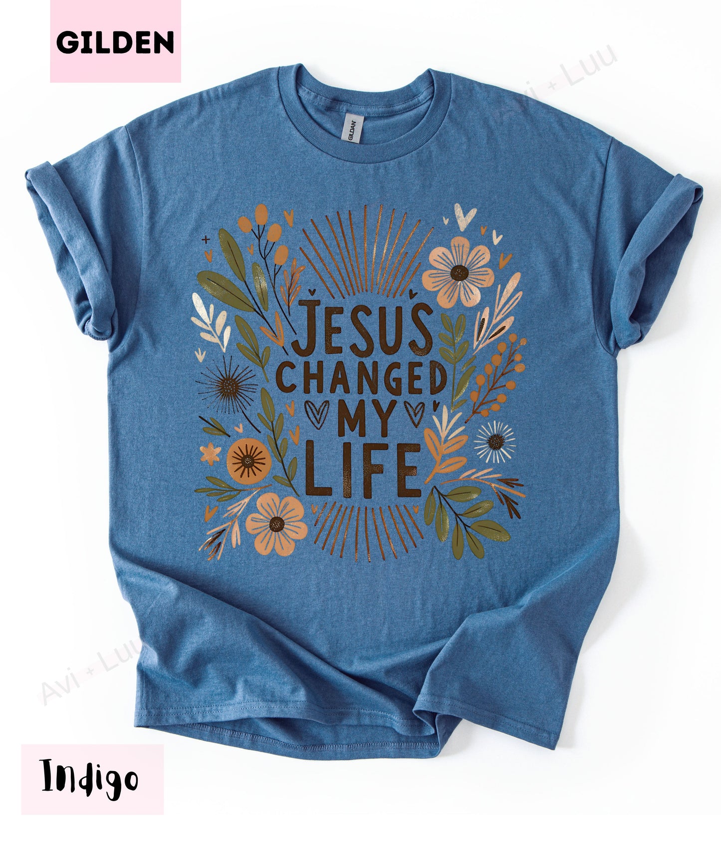 Jesus Changed My Life | Gilden Unisex T-Shirt