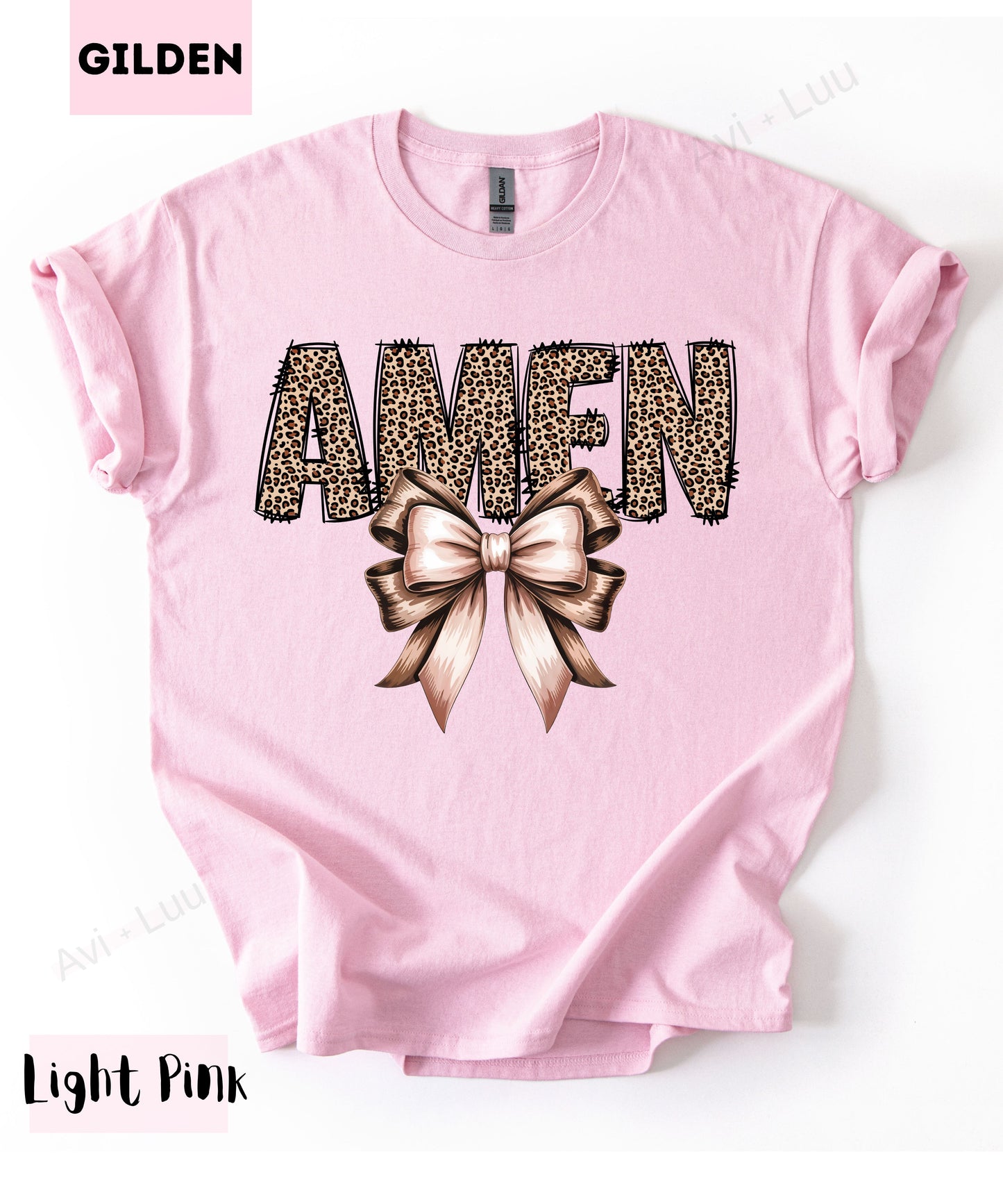Cheetah Amen | Gilden Unisex T-Shirt