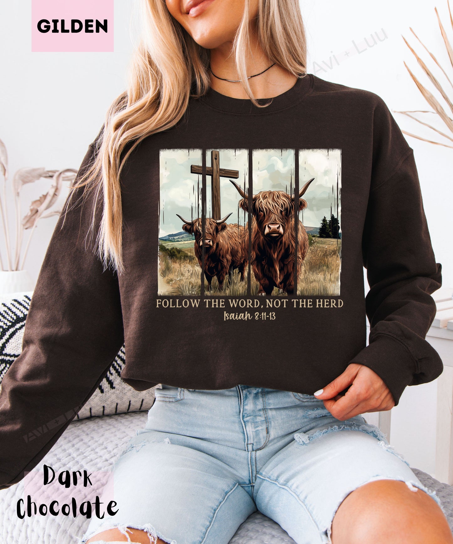 Follow The Word | Gilden Unisex Sweatshirt