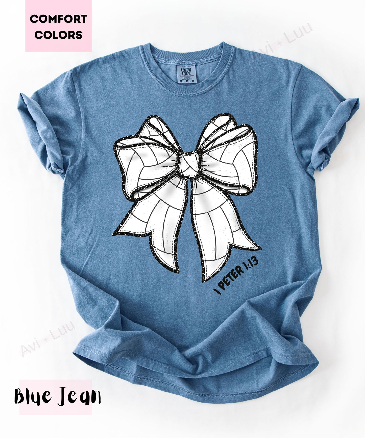 Volleyball Bow | Comfort Colors Unisex T-Shirt