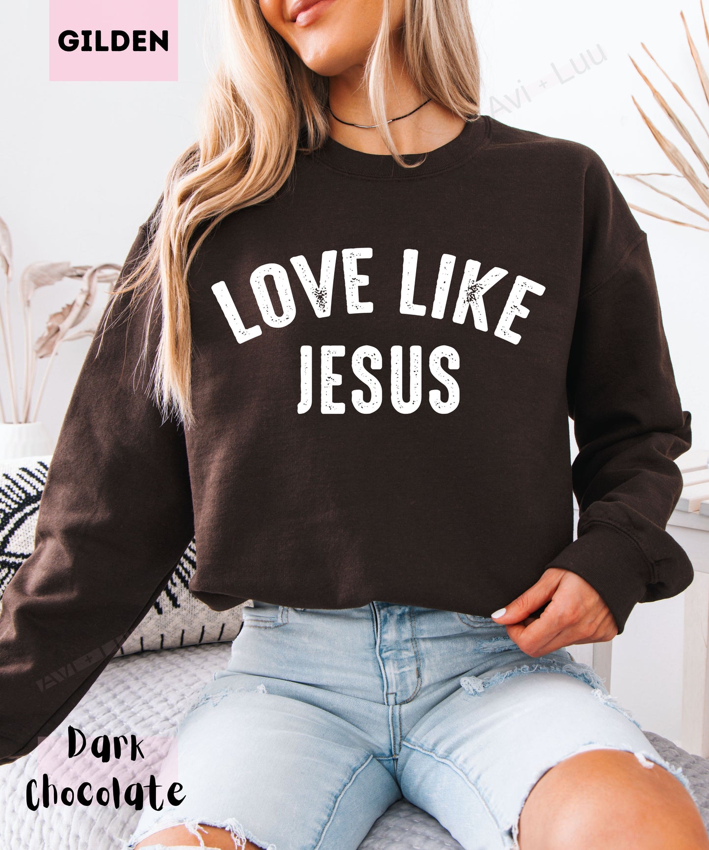Love Like Jesus | Gilden Unisex Sweatshirt