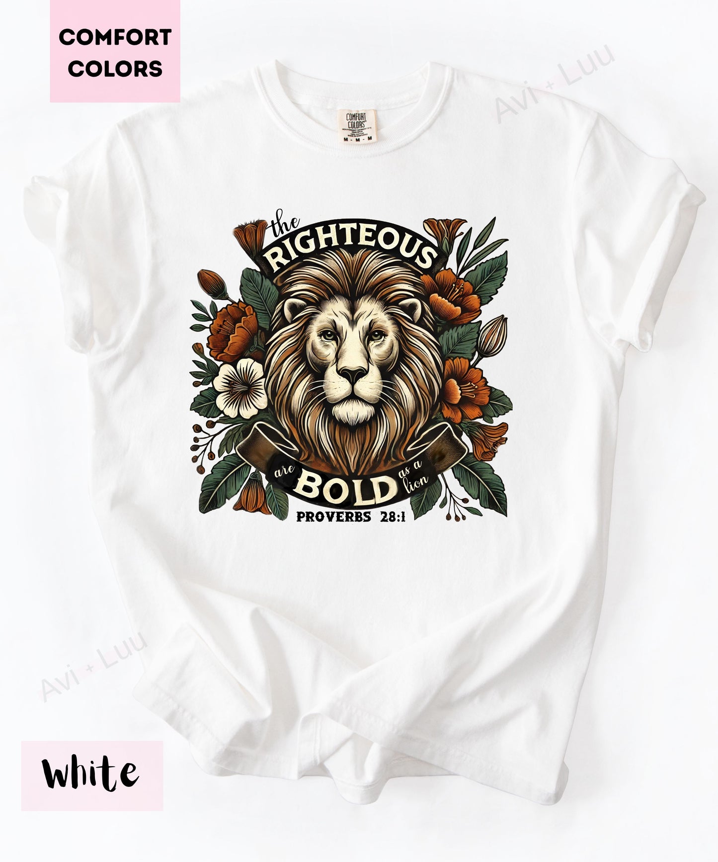 Righteous Lion | Comfort Colors Unisex T-Shirt