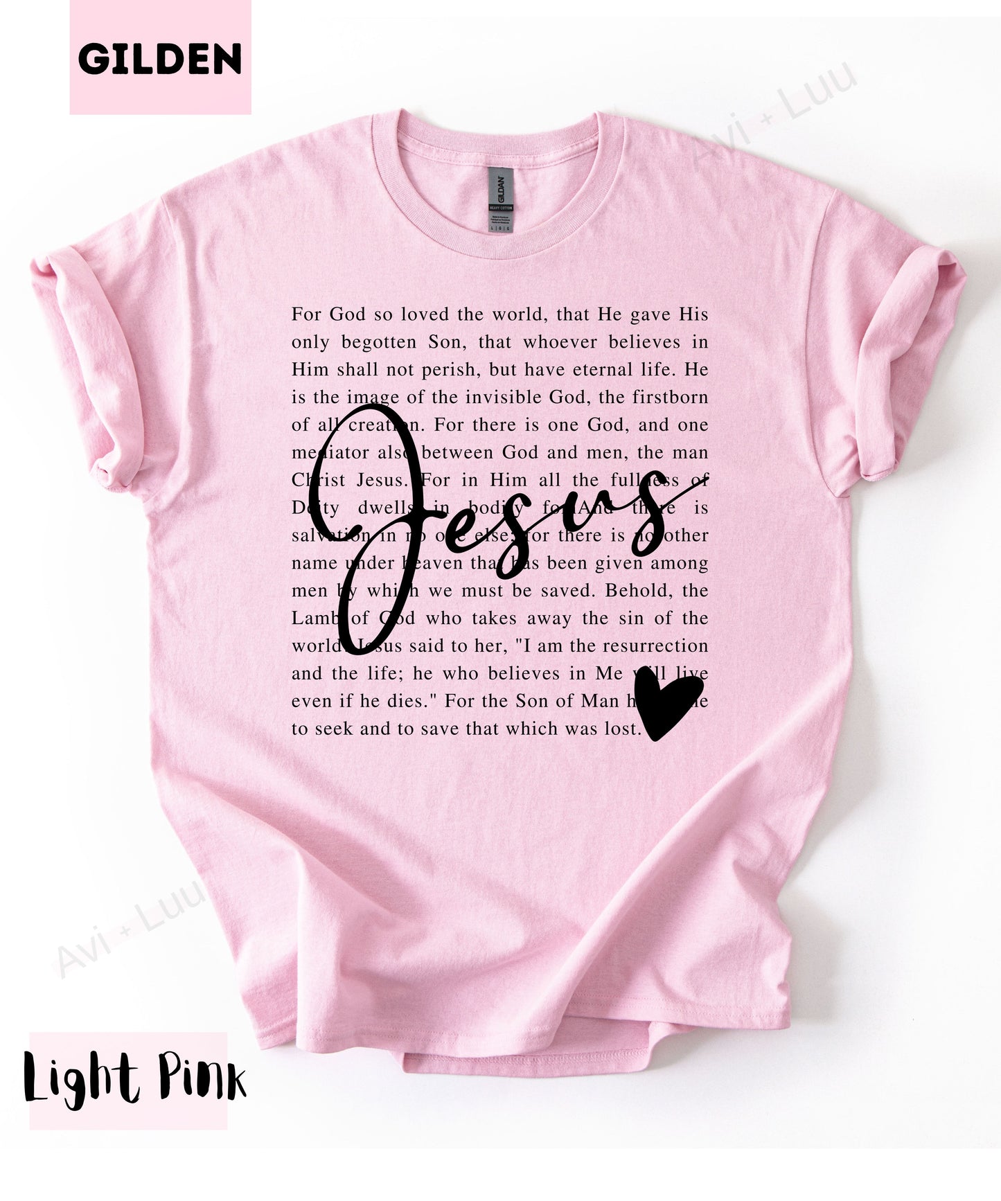 Jesus Scripture | Gilden Unisex T-Shirt