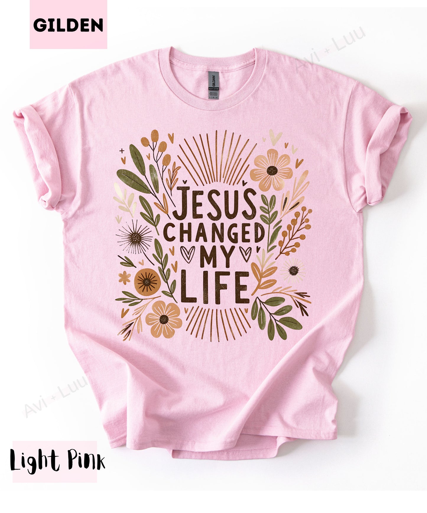 Jesus Changed My Life | Gilden Unisex T-Shirt