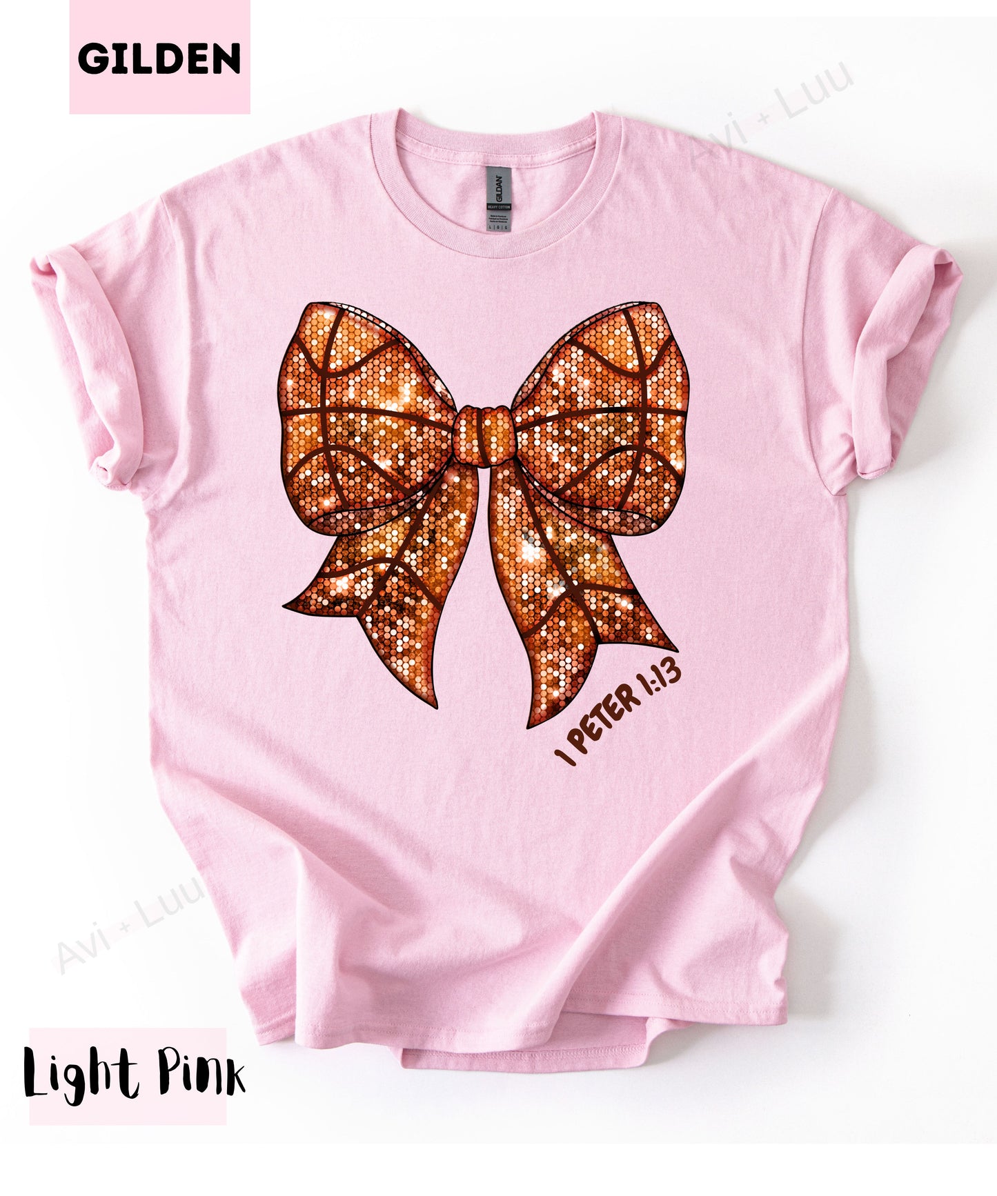 Basketball Bow | Gilden Unisex T-Shirt