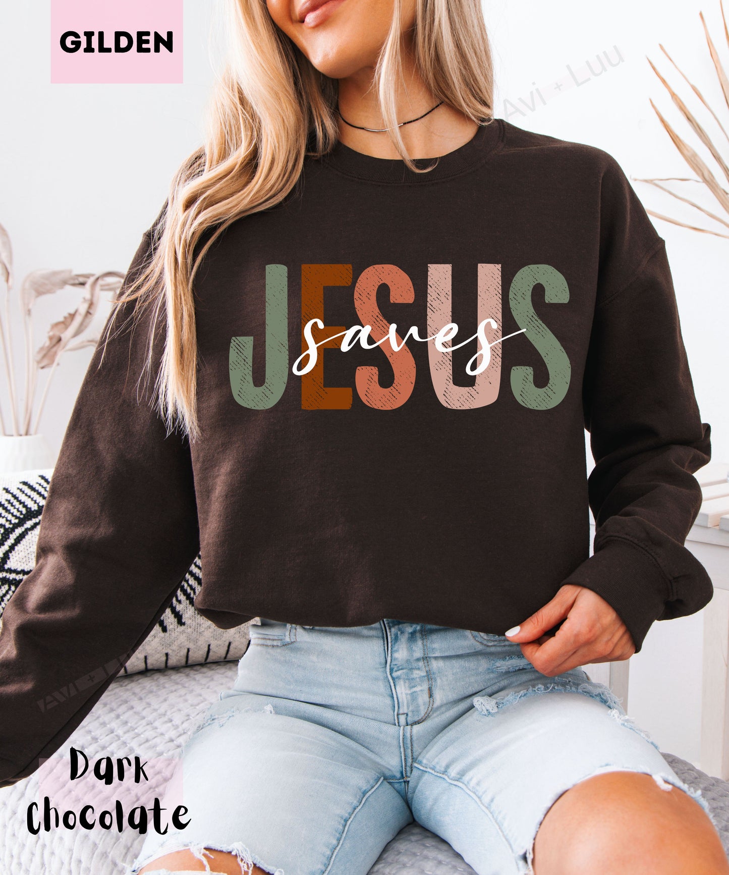 Jesus Saves | Gilden Unisex Sweatshirt