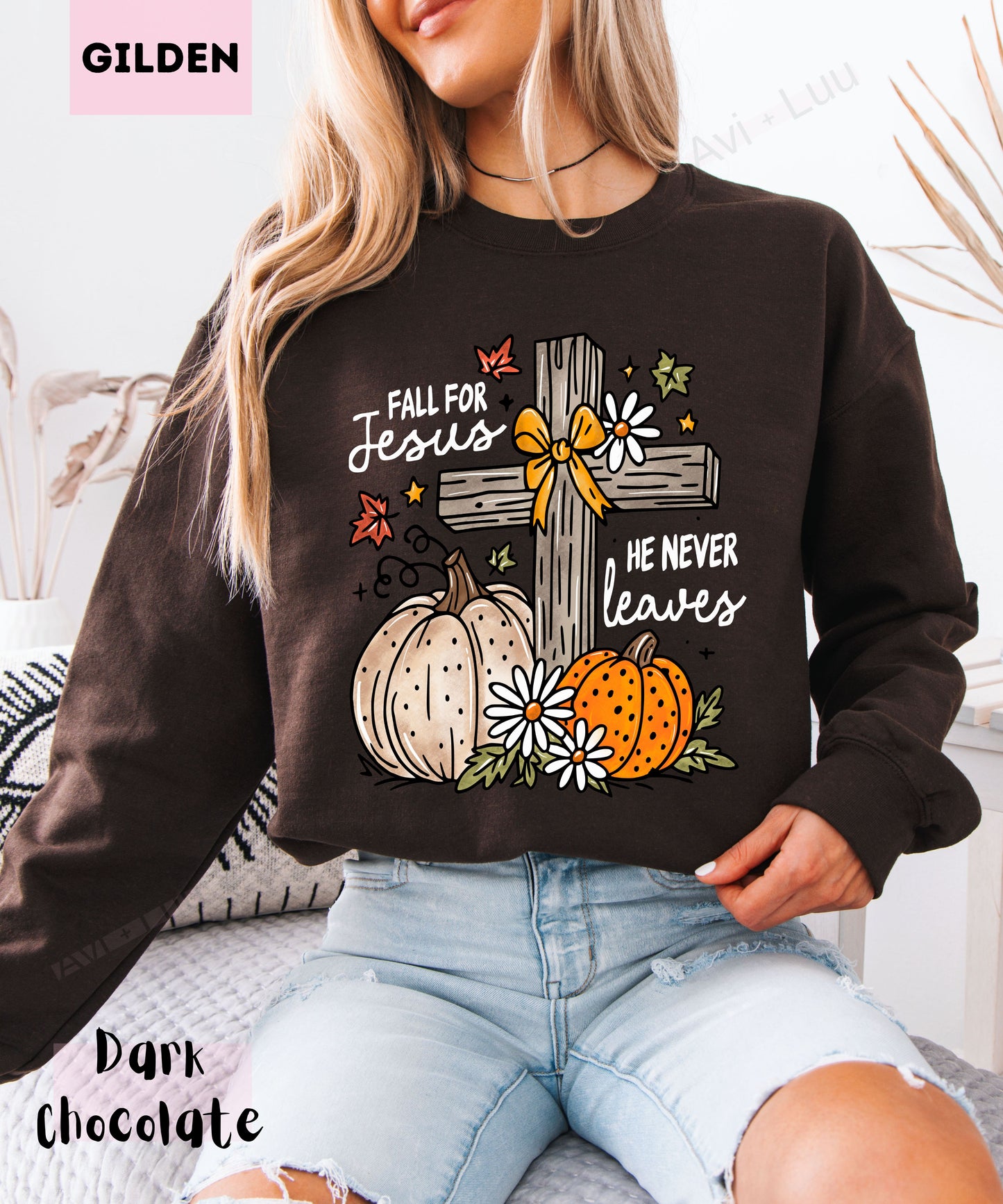 Fall For Jesus| Gilden Unisex Sweatshirt