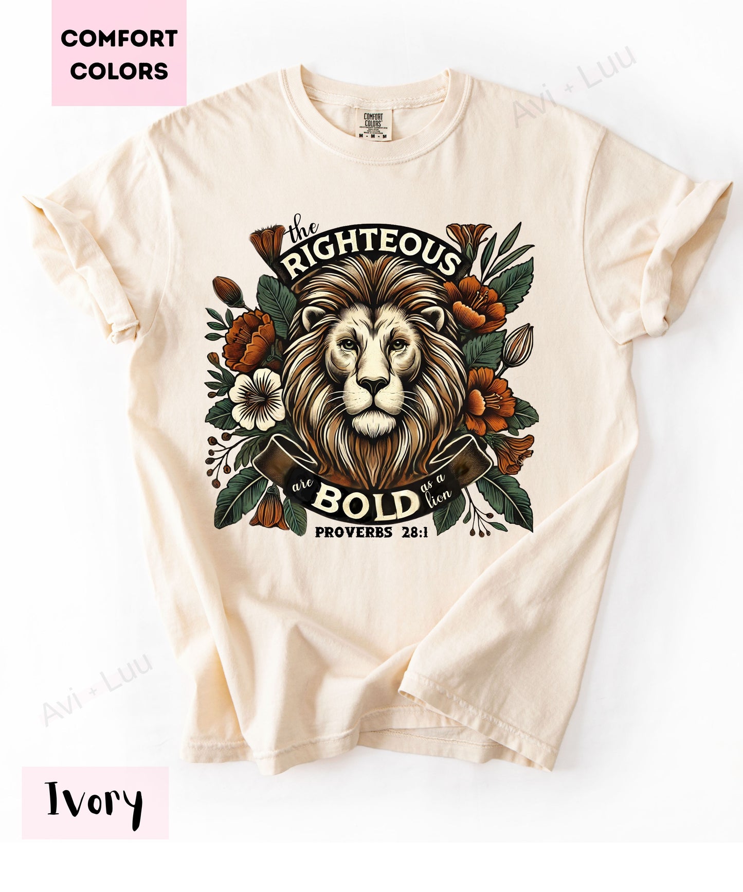 Righteous Lion | Comfort Colors Unisex T-Shirt