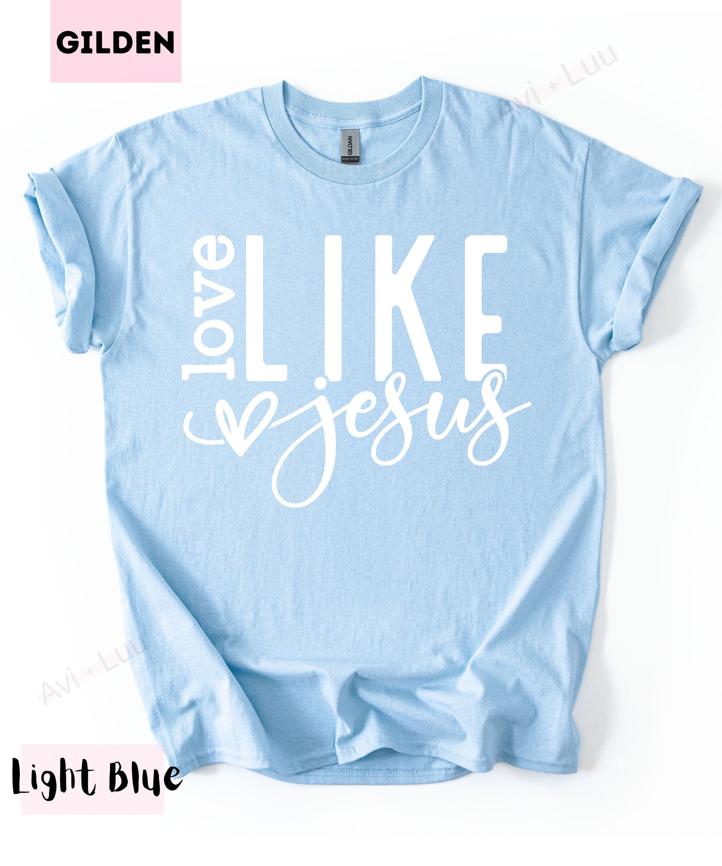 Love Like Jesus Heart | Gilden Unisex T-Shirt