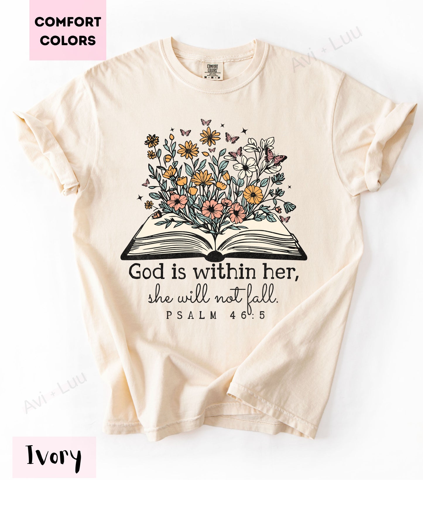 God Is Within Her | Comfort Colors Unisex T-Shirt