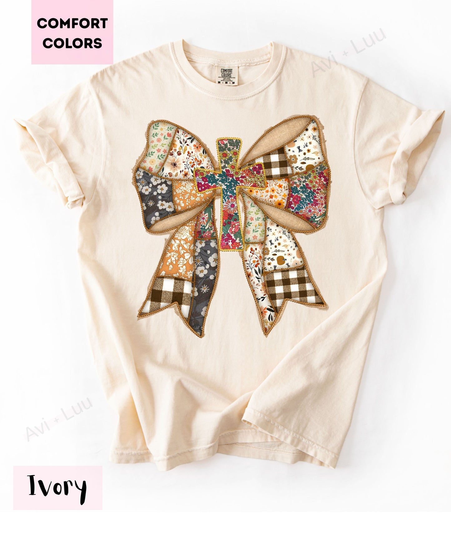 Fabric Bow | Comfort Colors Unisex T-Shirt