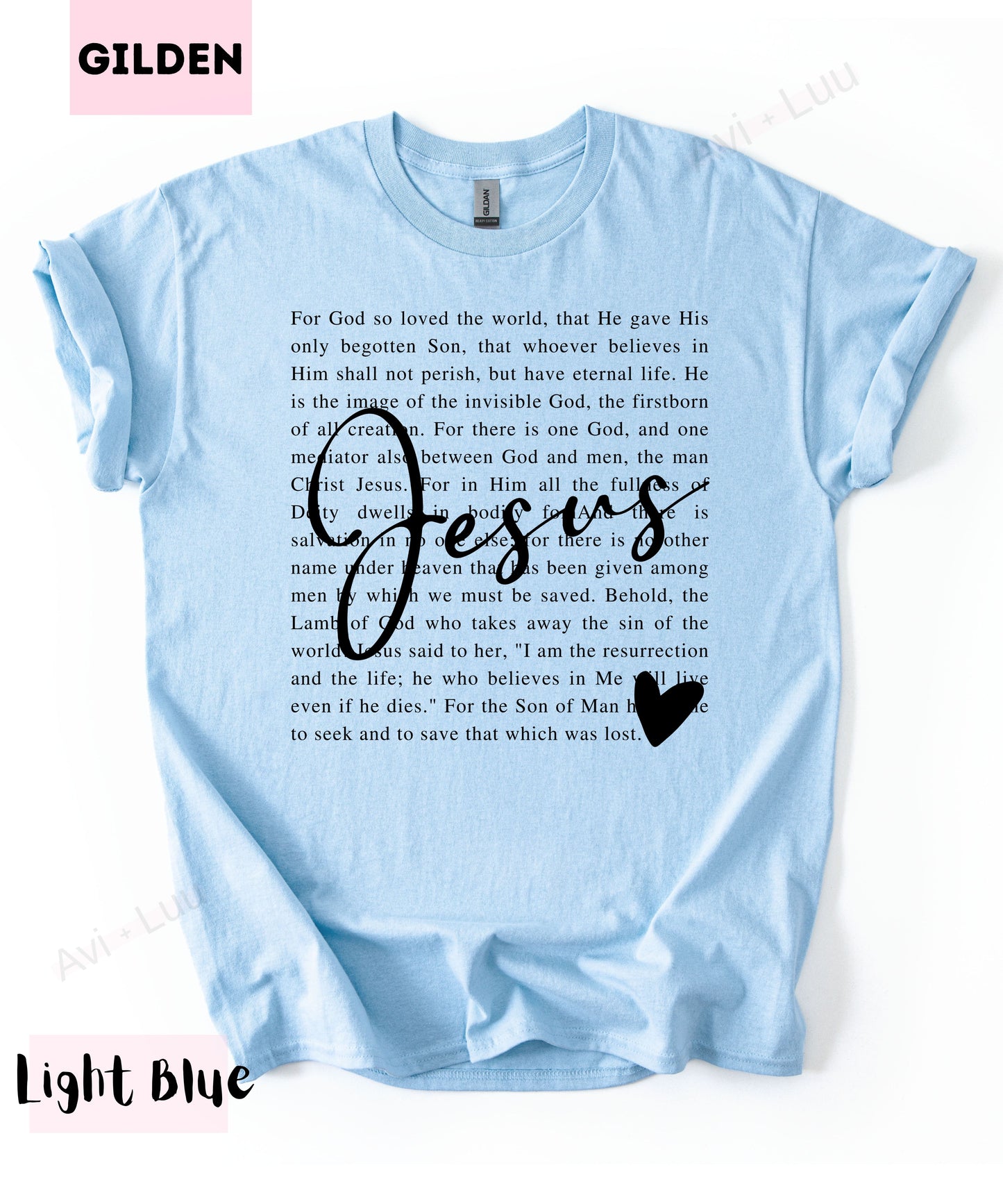 Jesus Scripture | Gilden Unisex T-Shirt