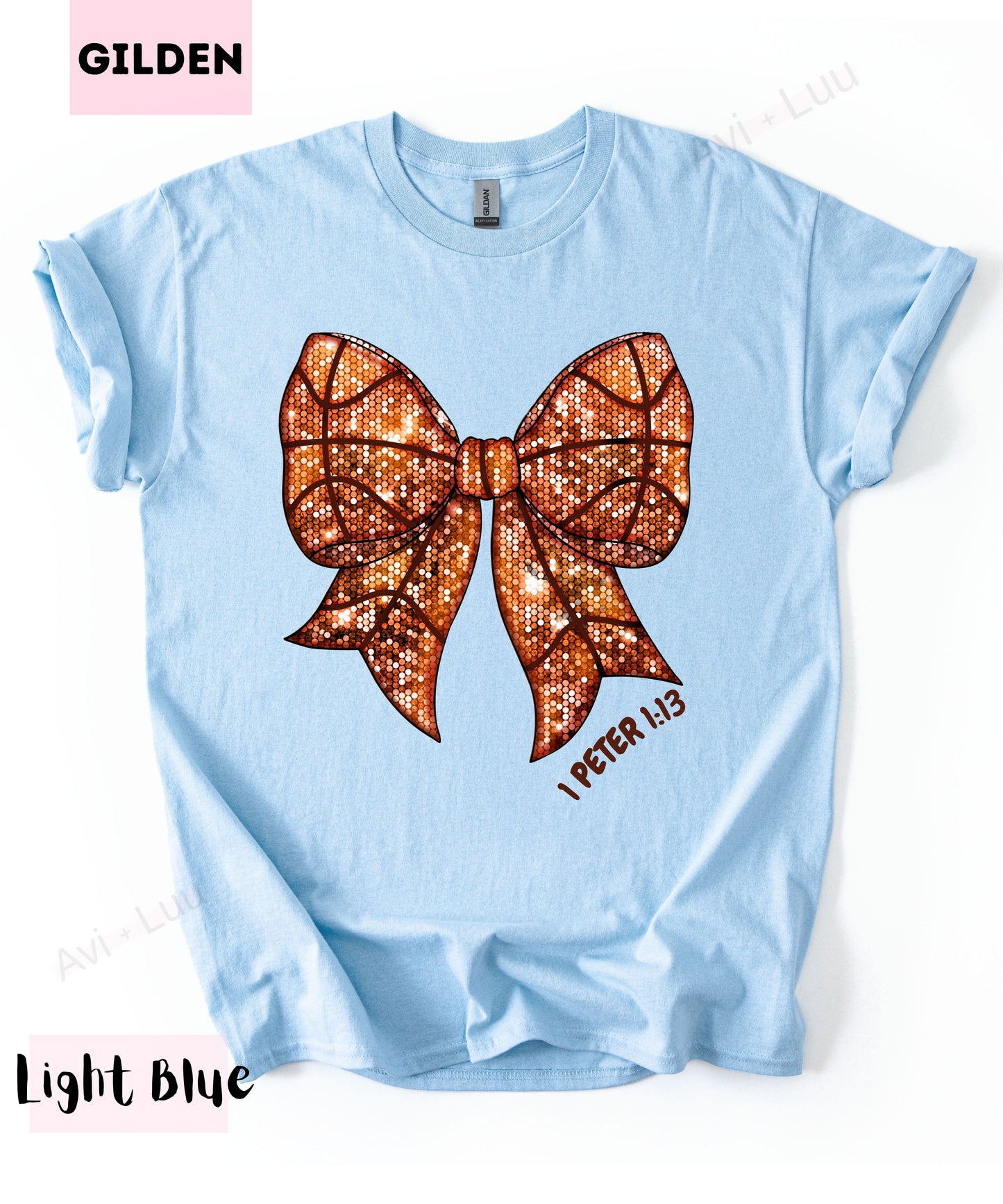 Basketball Bow | Gilden Unisex T-Shirt