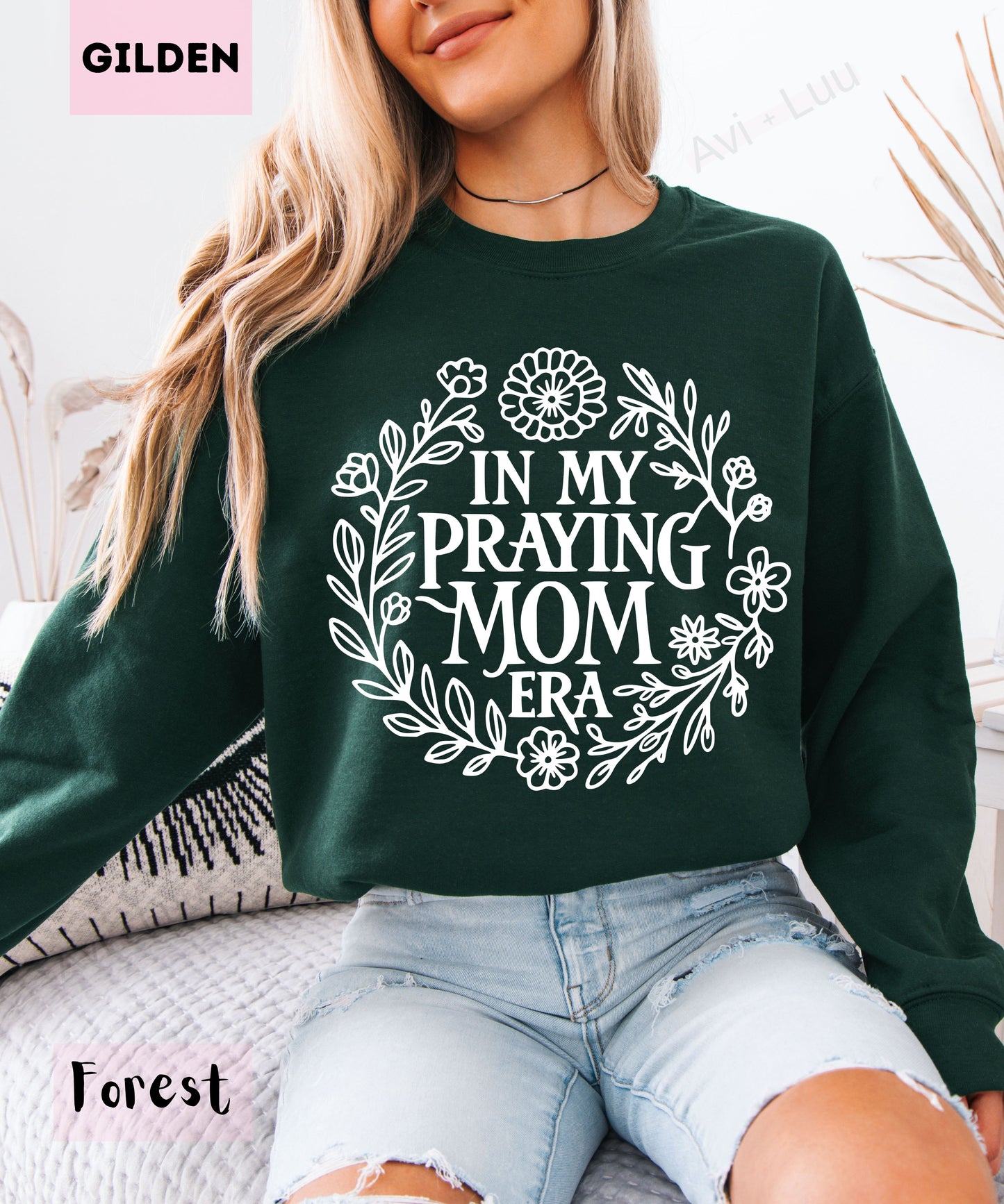 In My Praying Mom Era | Gilden Unisex Sweatshirt