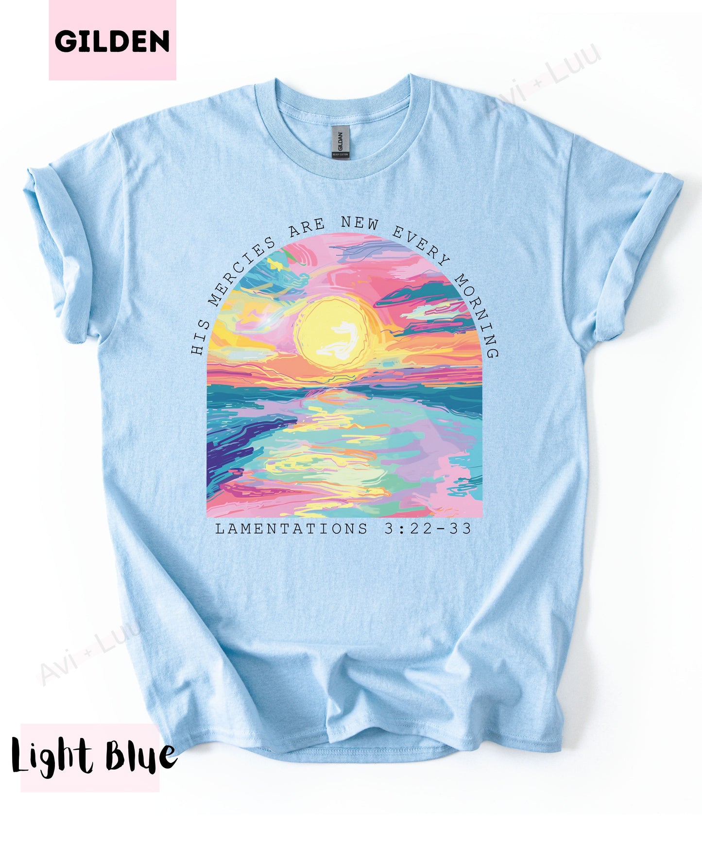 Colorful Sunset | Gilden Unisex T-Shirt