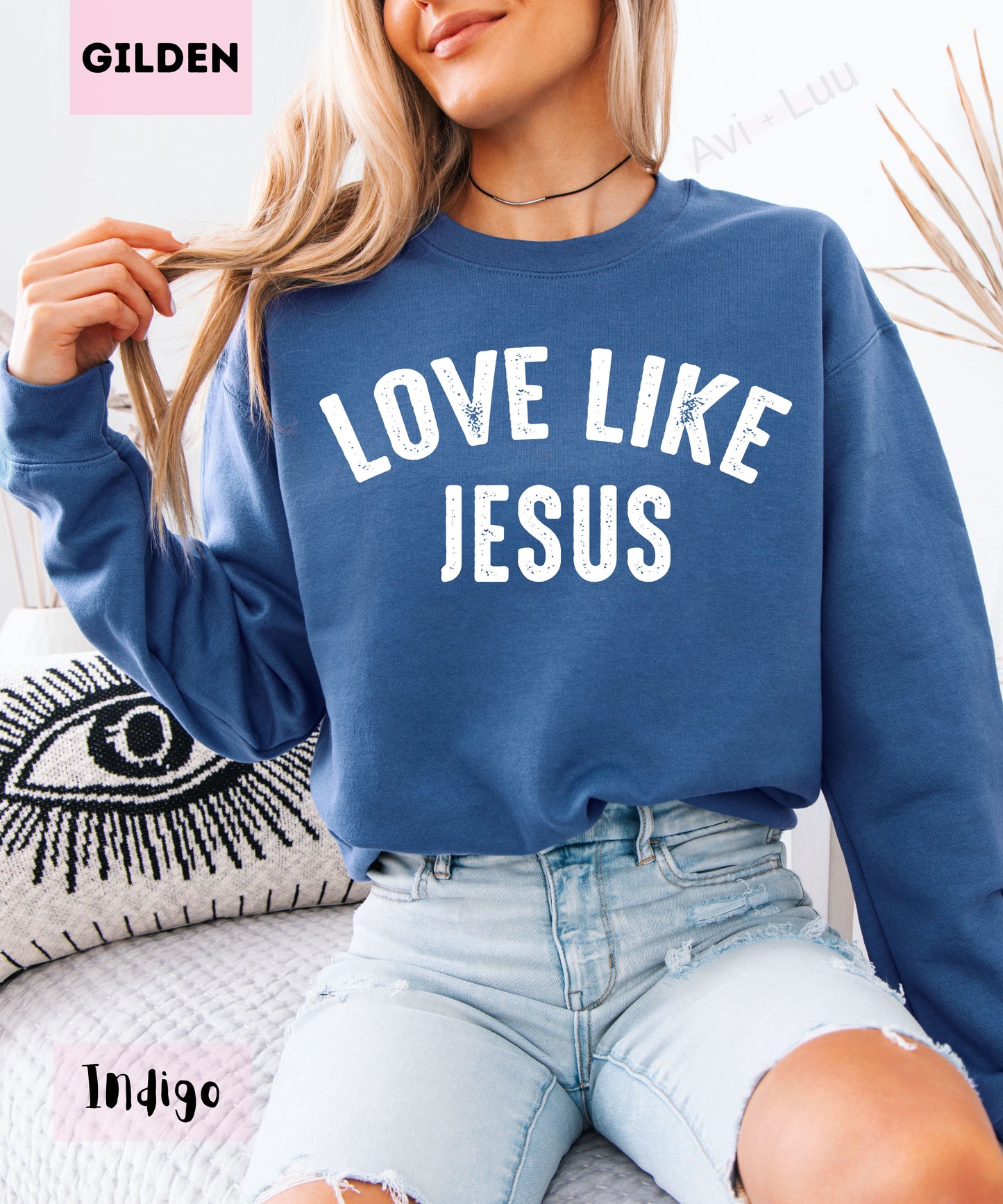 Love Like Jesus | Gilden Unisex Sweatshirt