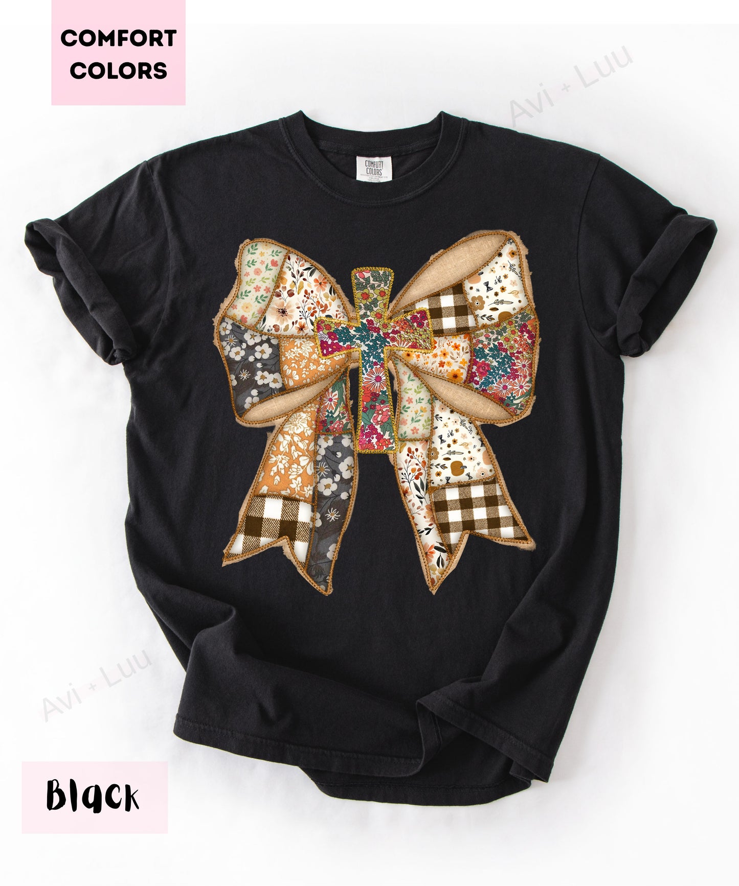 Fabric Bow | Comfort Colors Unisex T-Shirt