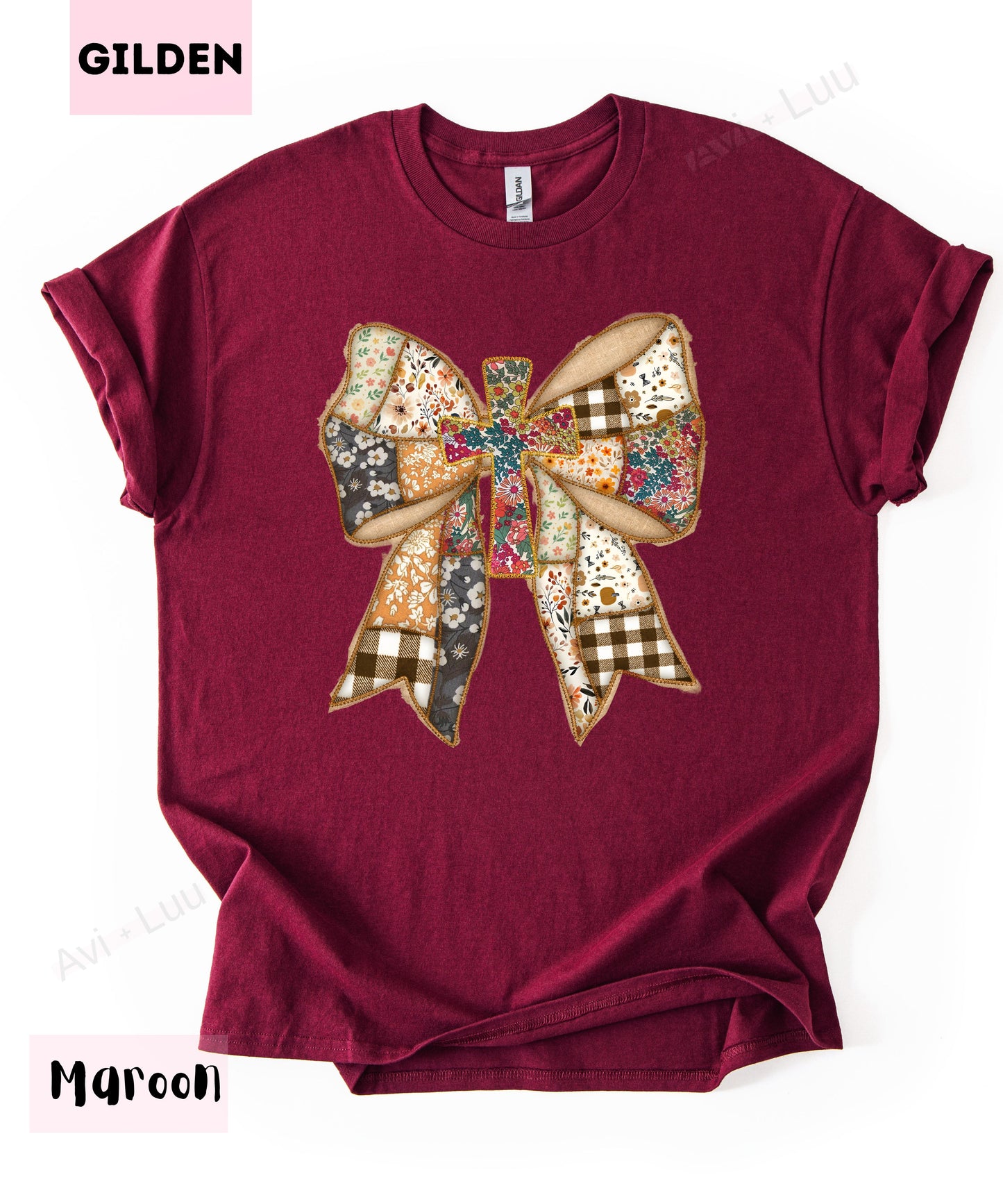 Fabric Bow | Gilden Unisex T-Shirt