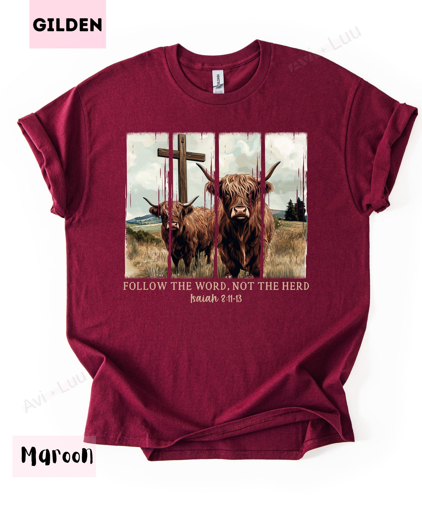 Follow The Word | Gilden Unisex T-Shirt