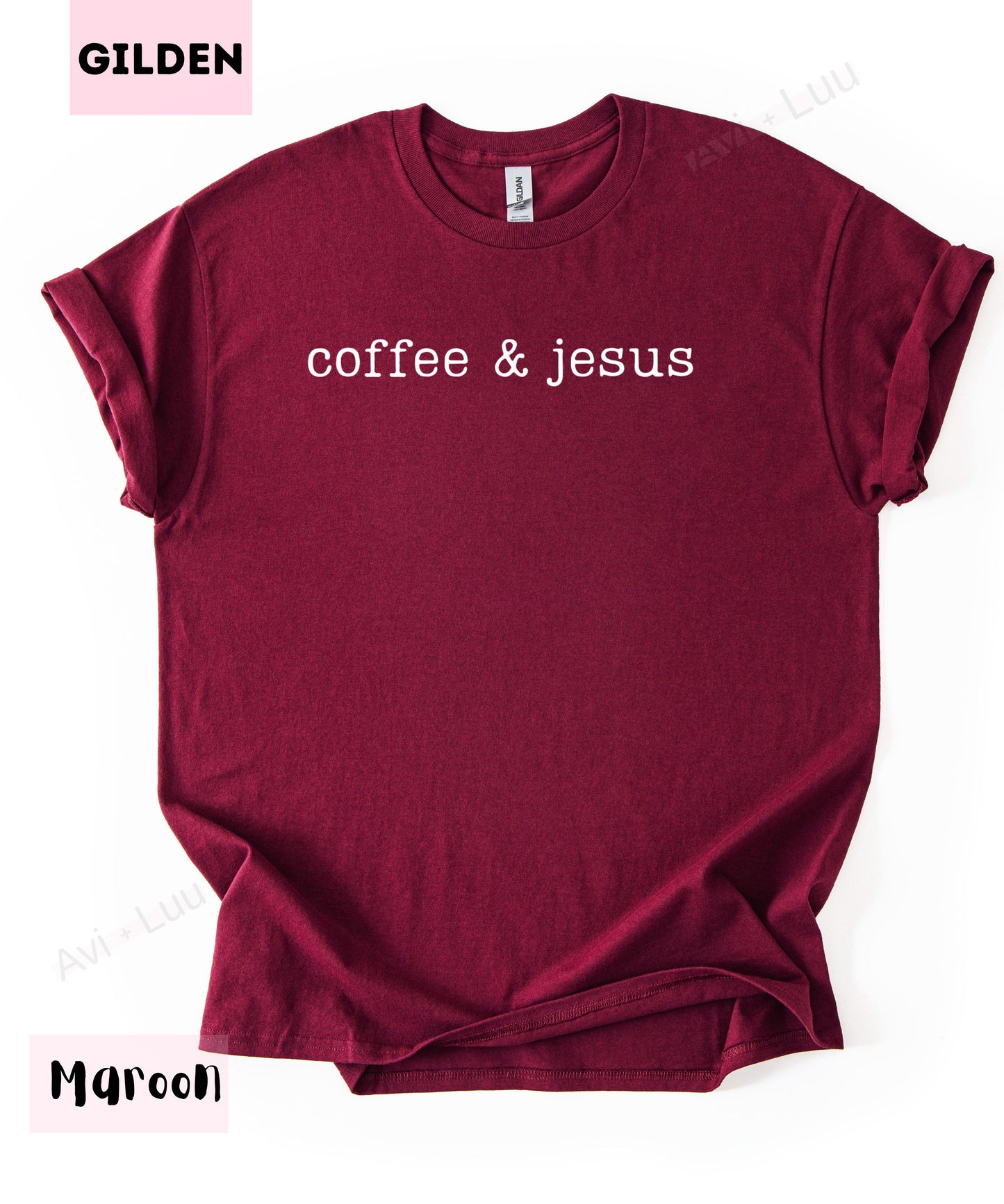 Coffee & Jesus | Gilden Unisex T-Shirt