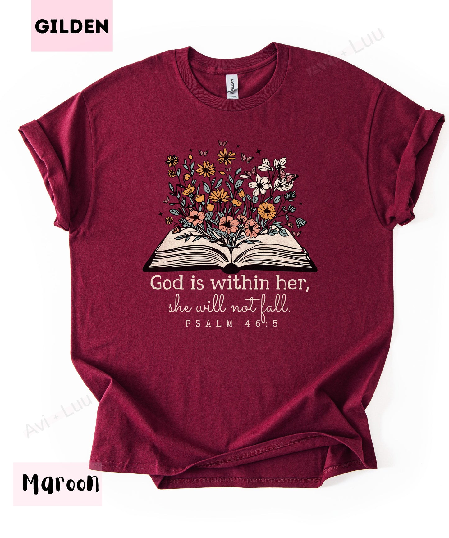 God Is Within Her | Gilden Unisex T-Shirt