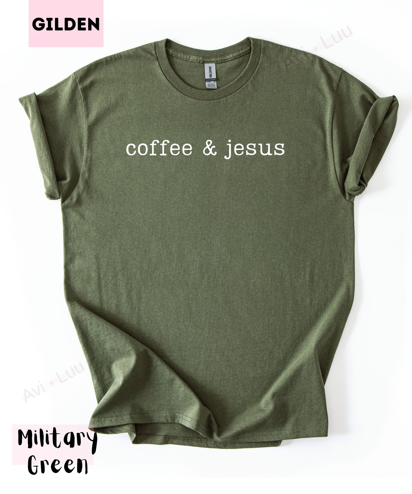 Coffee & Jesus | Gilden Unisex T-Shirt