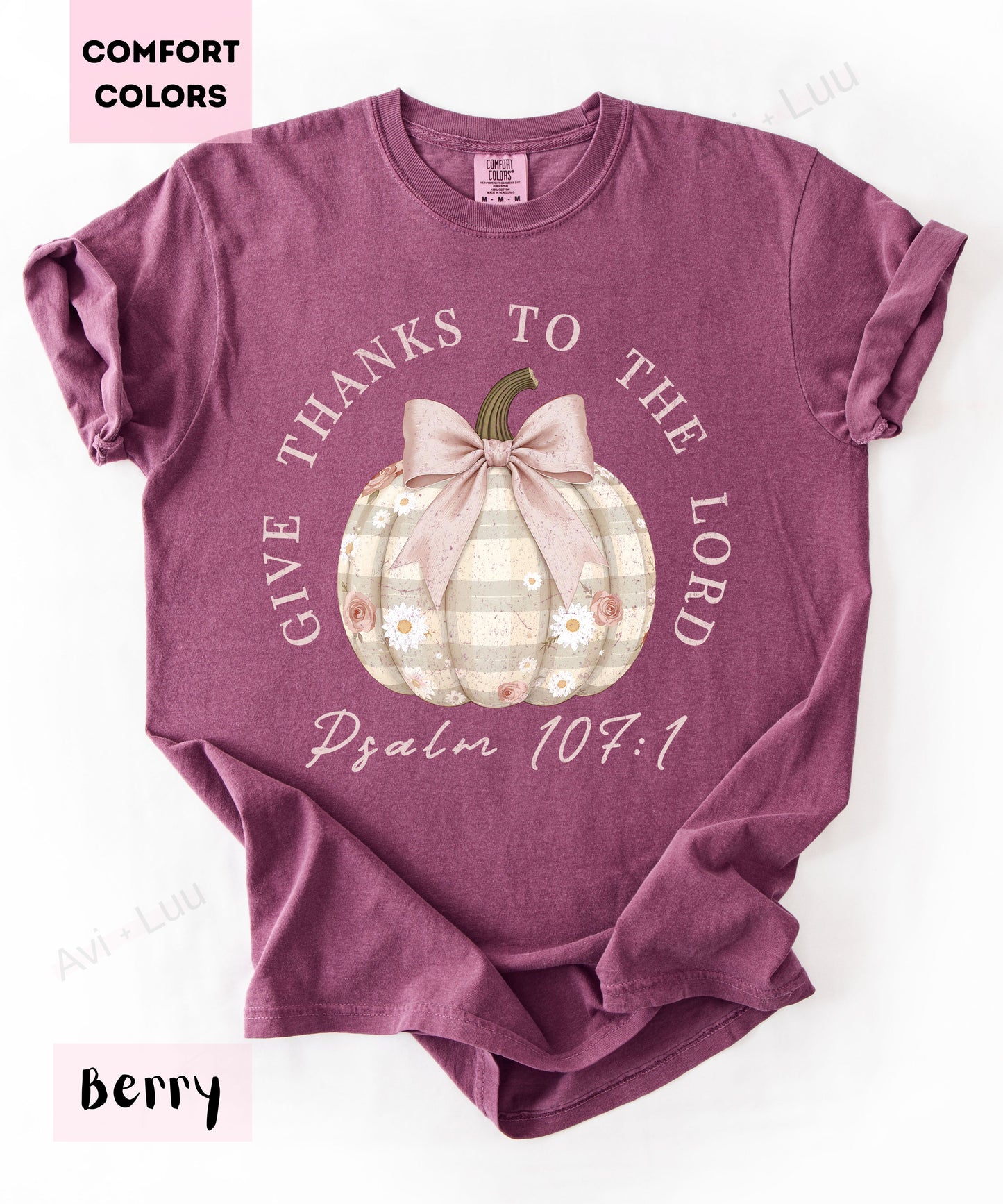 Give Thanks To The Lord | Comfort Colors Unisex T-Shirt