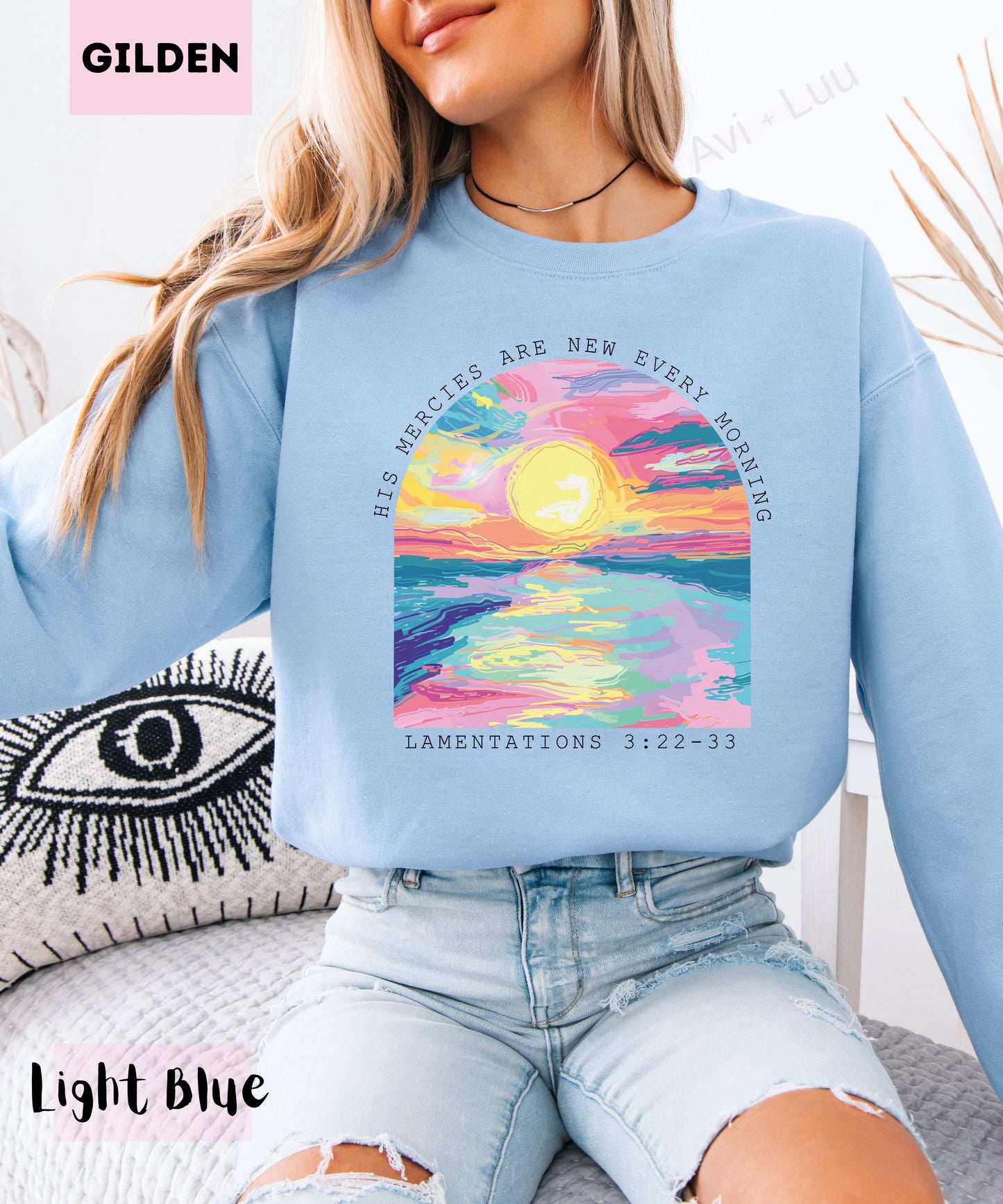 Colorful Sunset | Gilden Unisex Sweatshirt