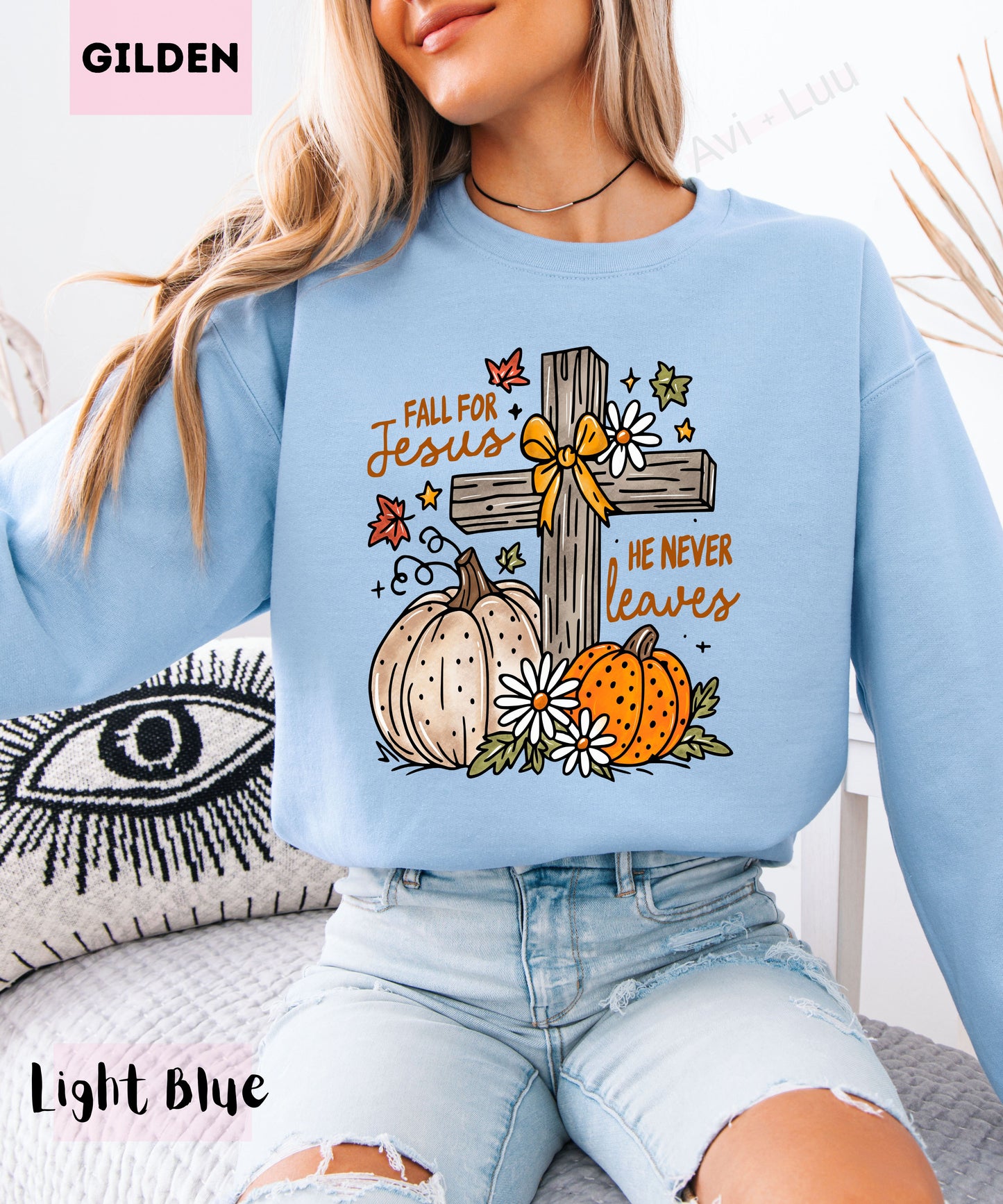 Fall For Jesus| Gilden Unisex Sweatshirt