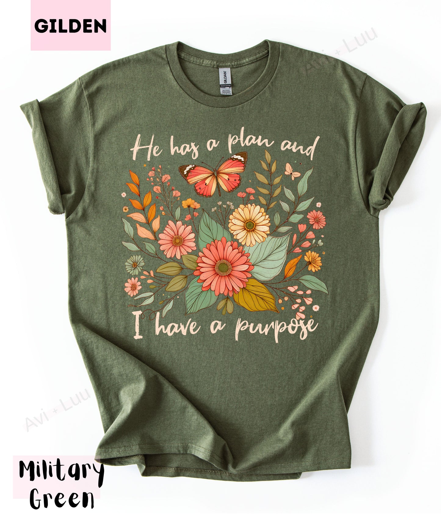 He Has A Plan | Gilden Unisex T-Shirt