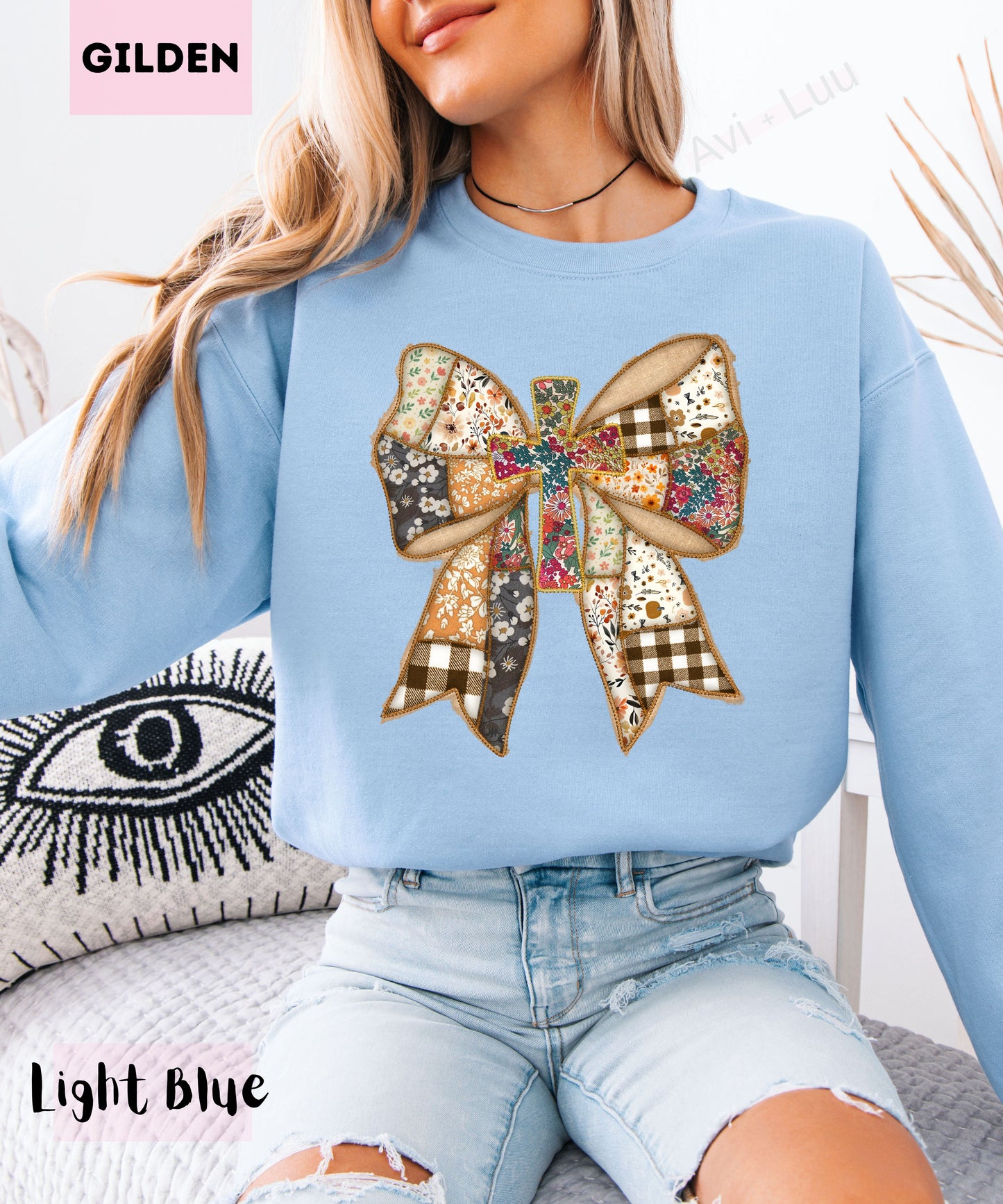 Fabric Bow | Gilden Unisex Sweatshirt