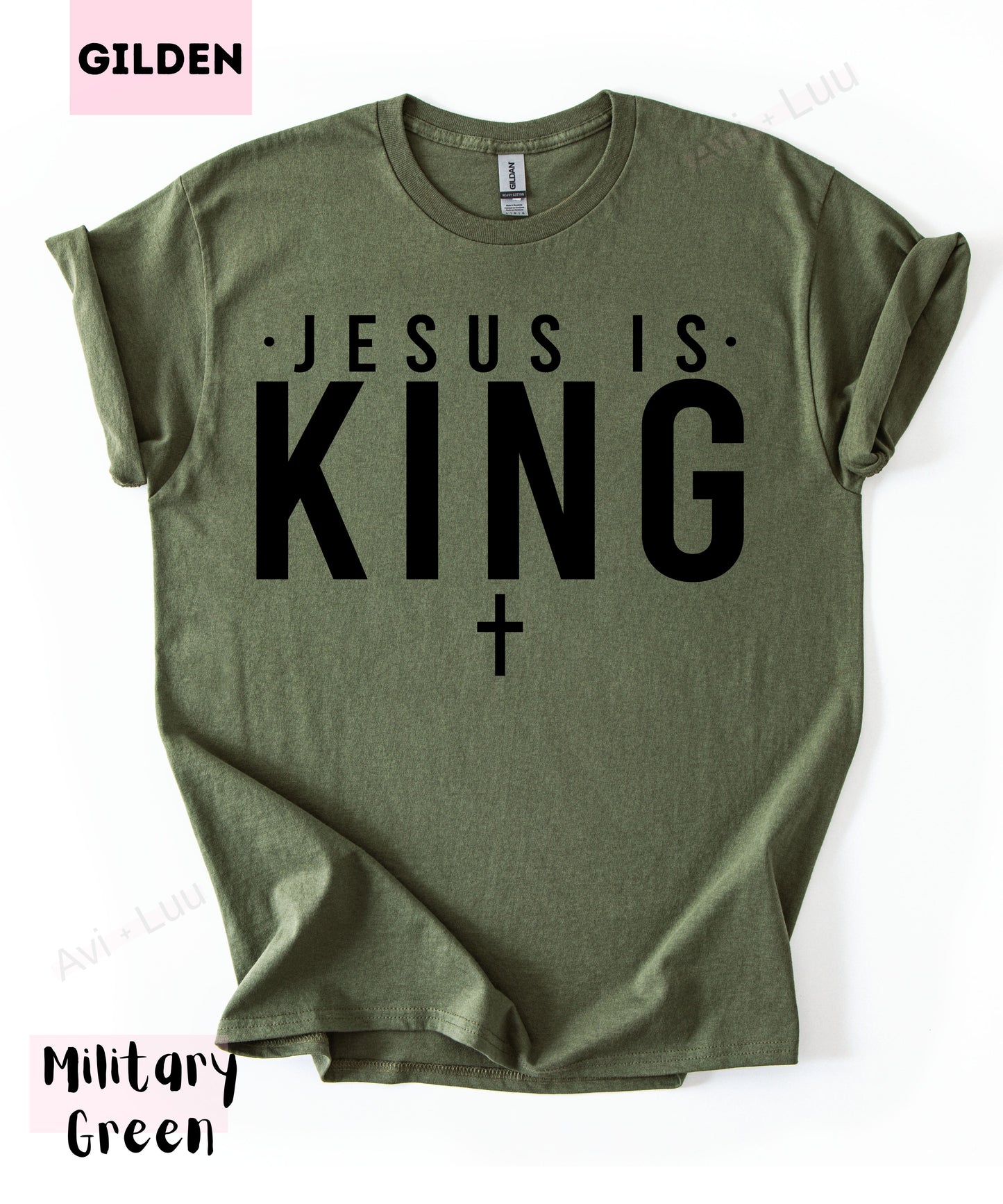 Jesus Is King | Gilden Unisex T-Shirt