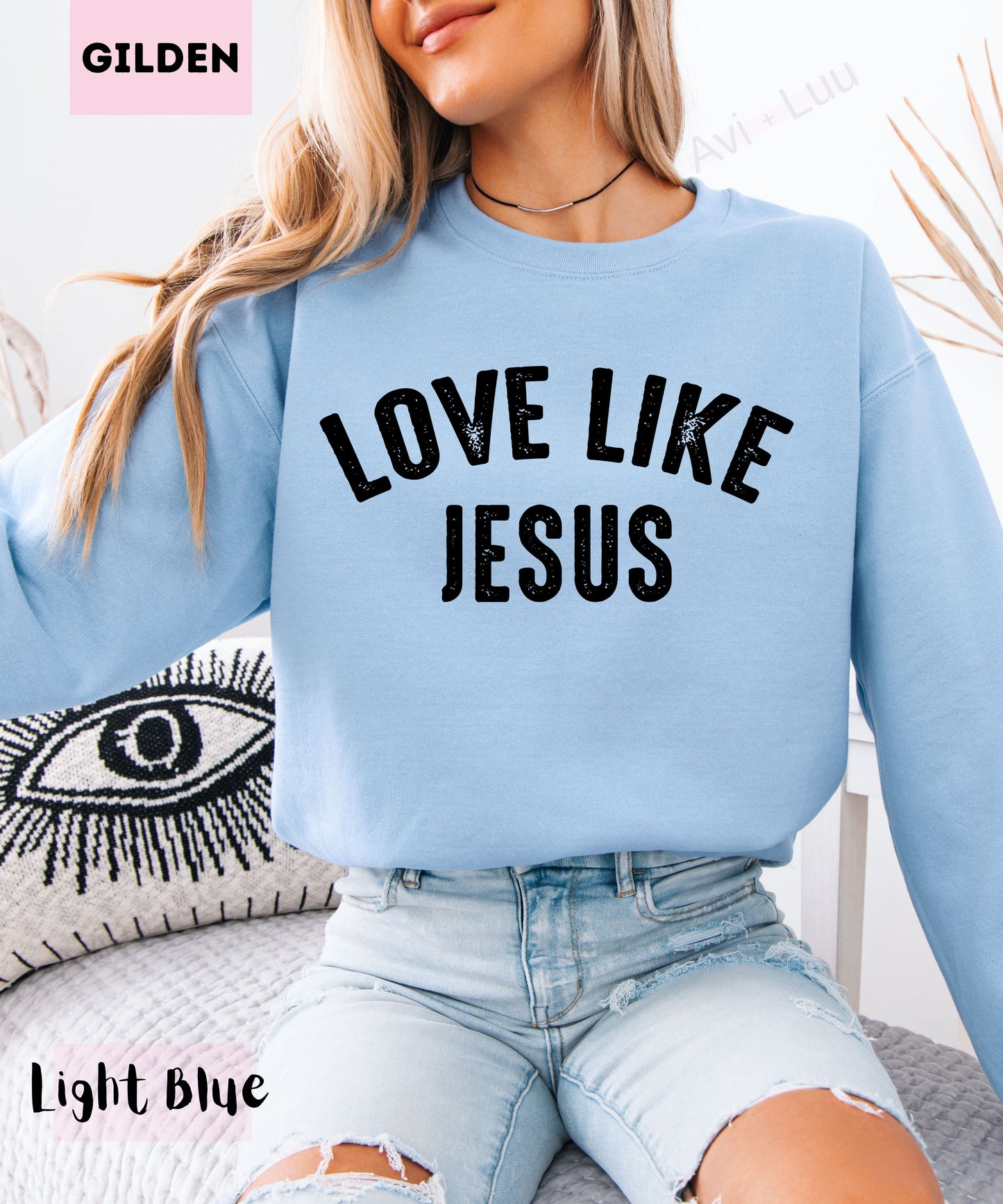 Love Like Jesus | Gilden Unisex Sweatshirt