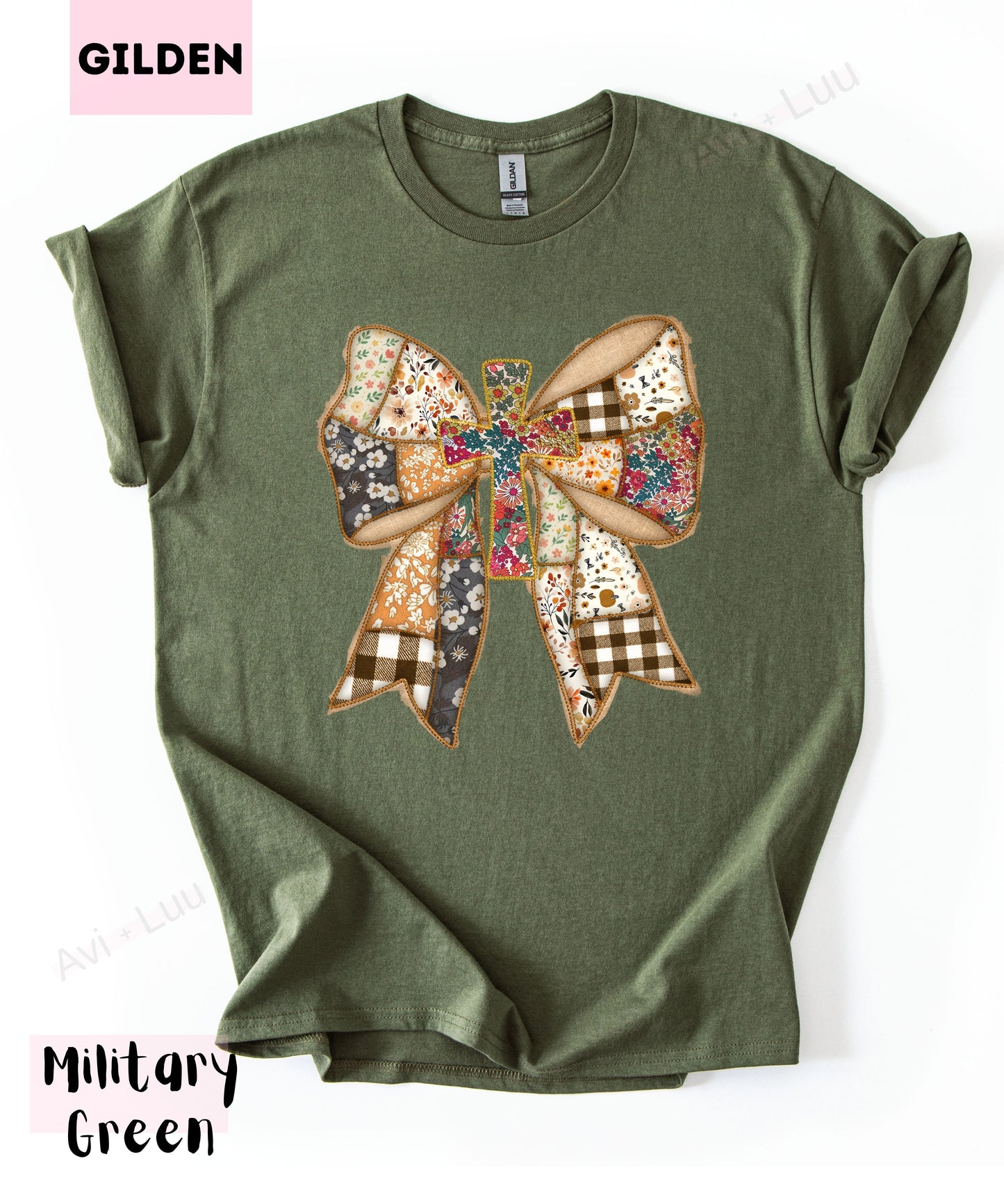 Fabric Bow | Gilden Unisex T-Shirt