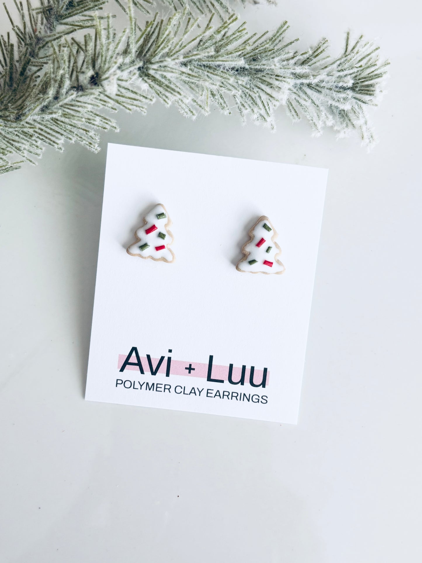Sugar Cookie Tree Stud