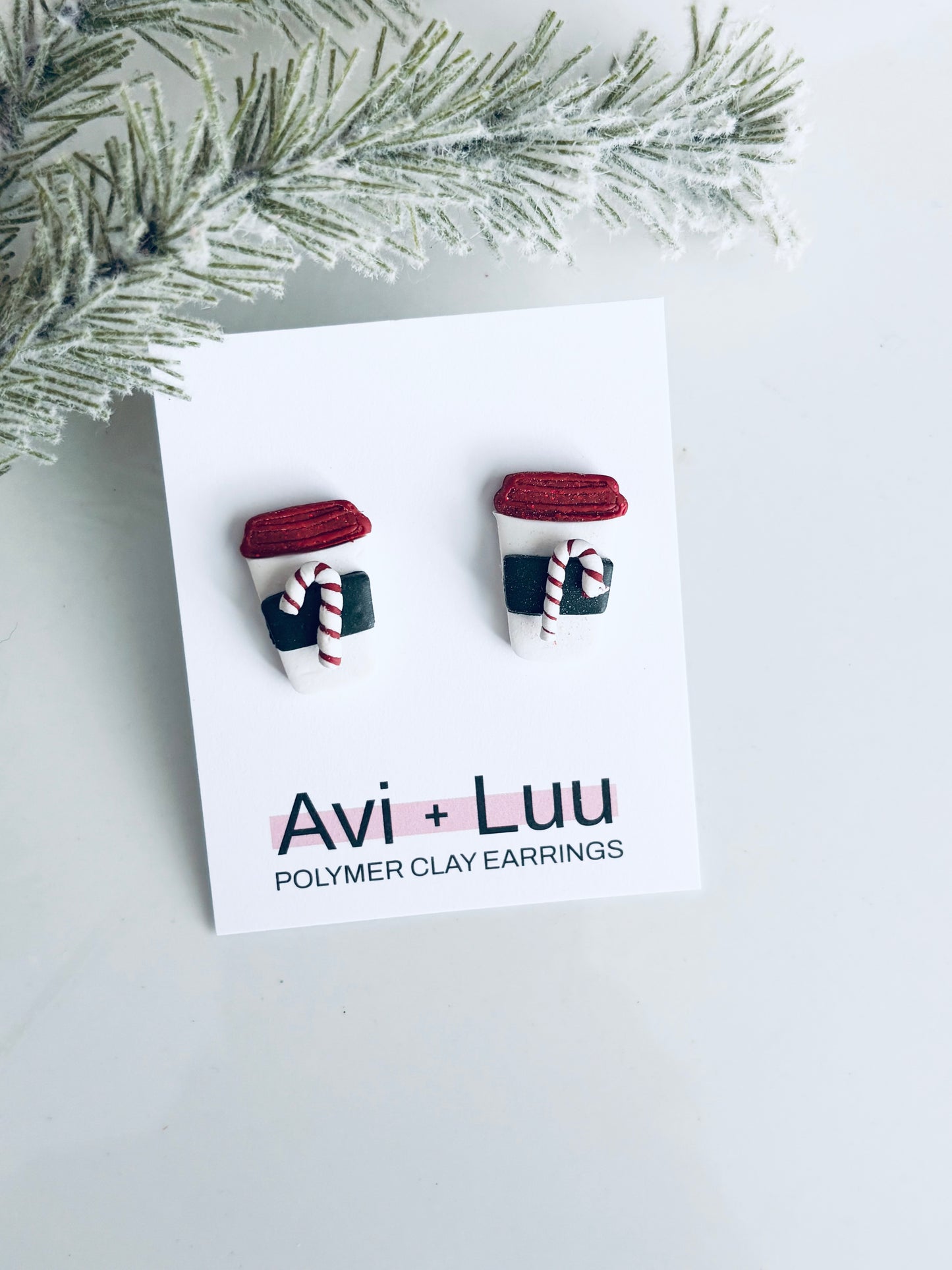 Peppermint Cup Studs