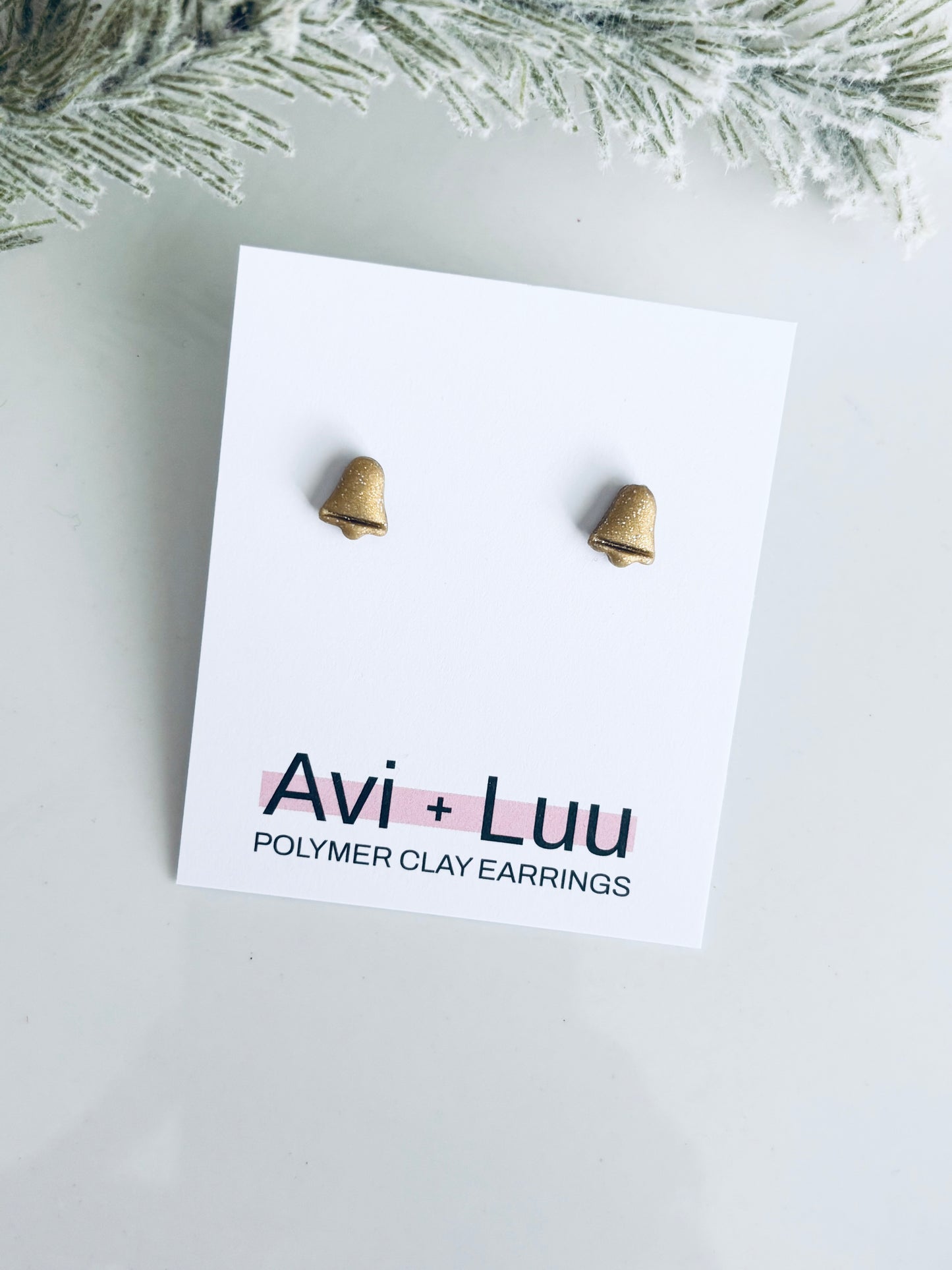 Gold Bells Studs