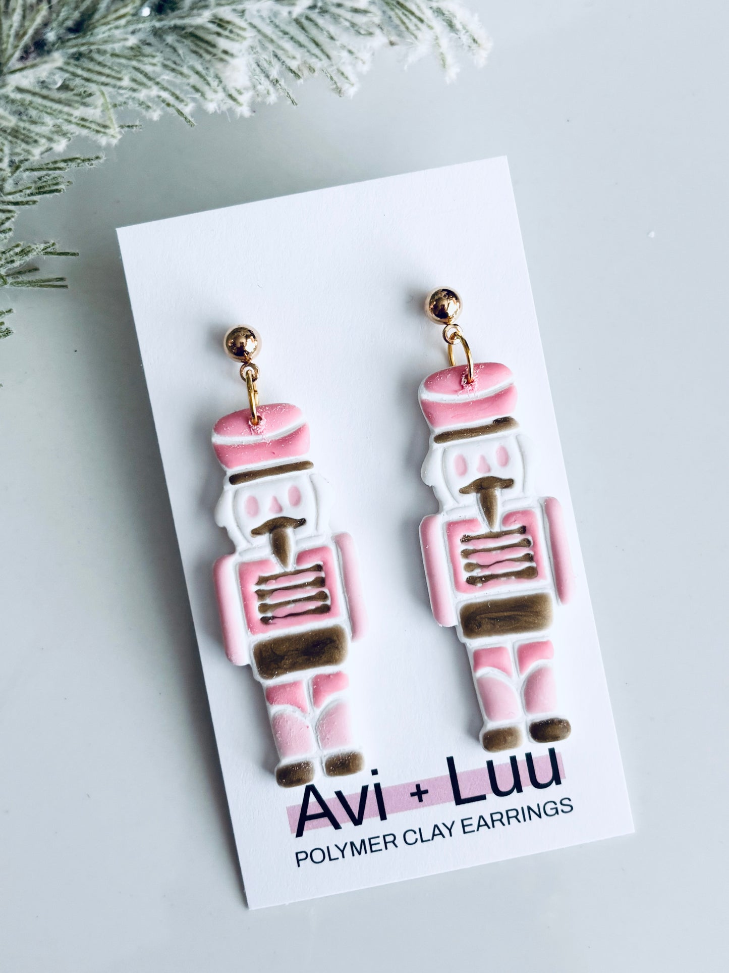 Pink Nutcracker Dangle