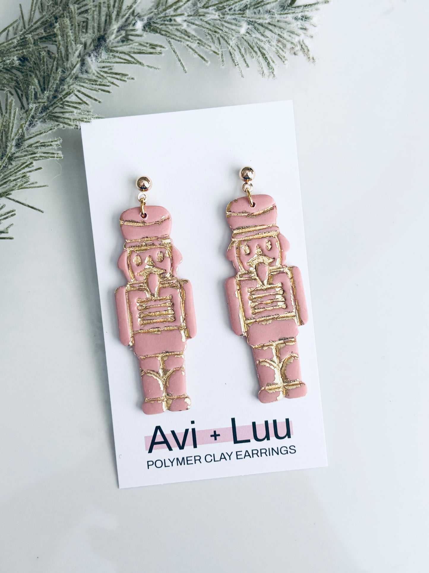 Pink Nutcracker Dangle