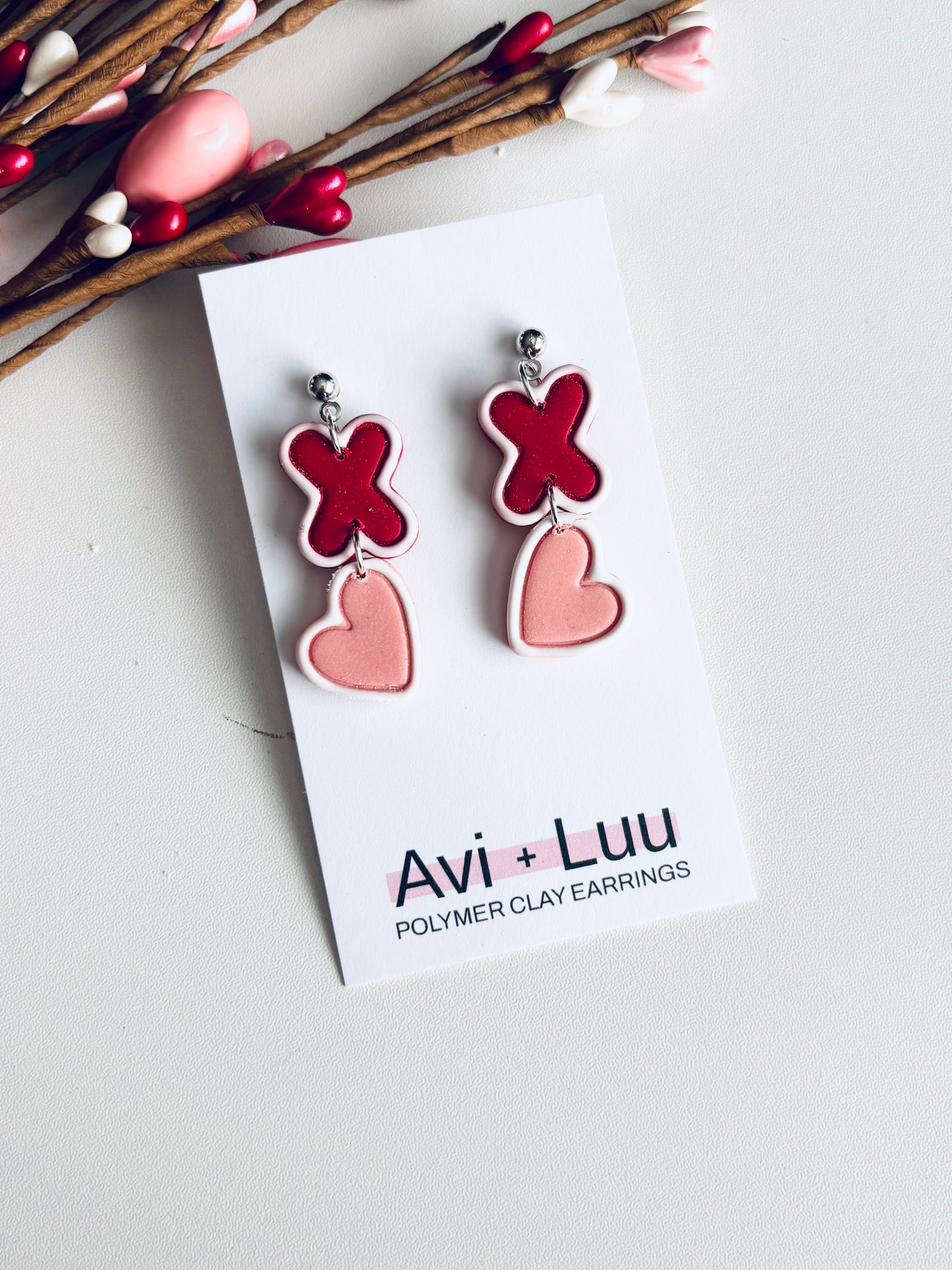 X Heart Dangle