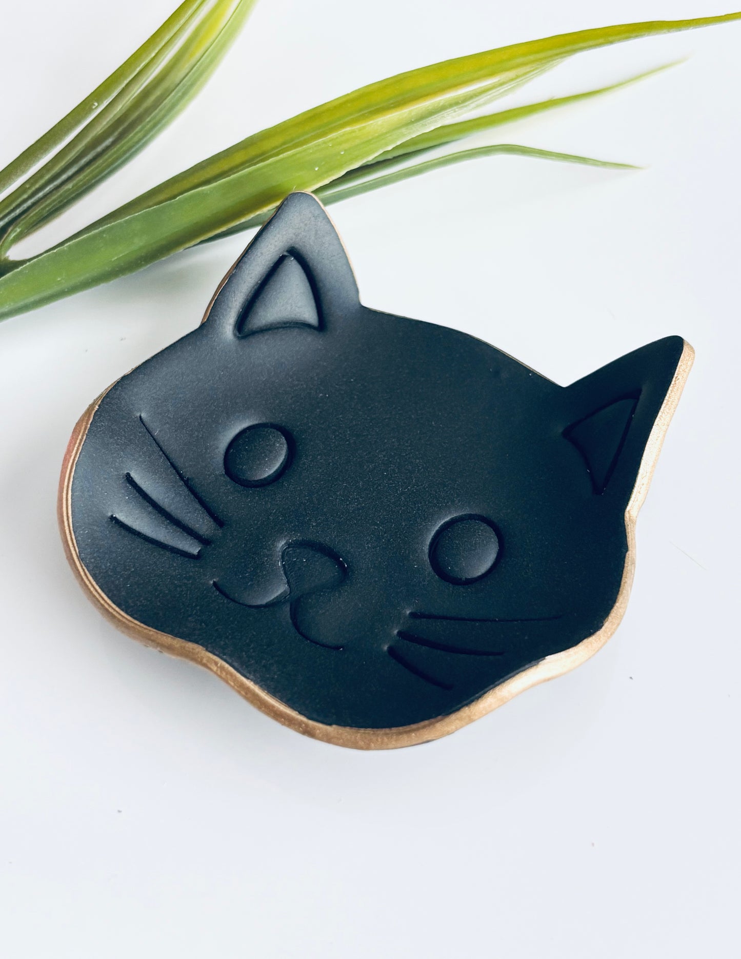 Black Cat Trinket Dish