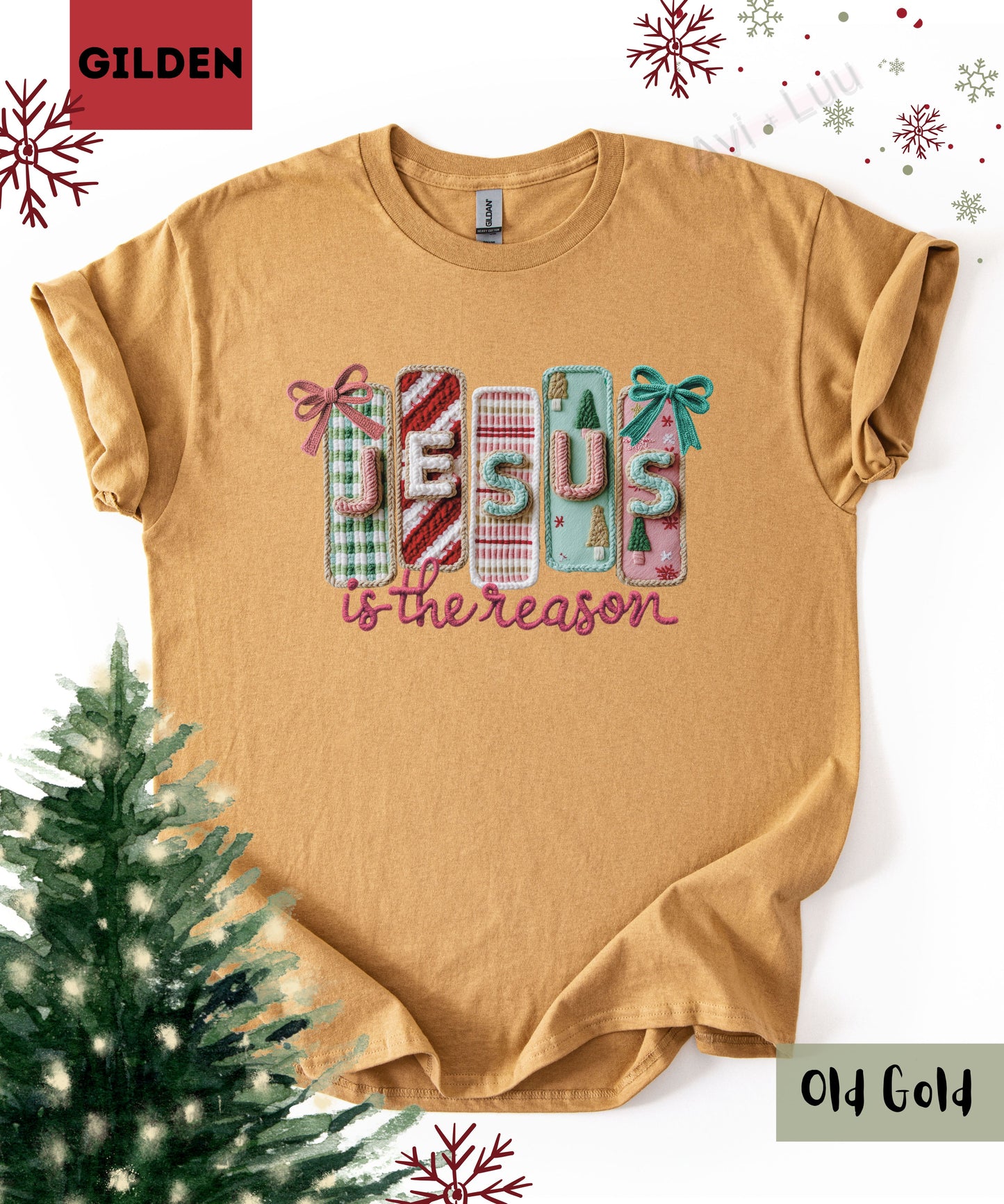 Crochet Jesus | Gilden Unisex T-Shirt