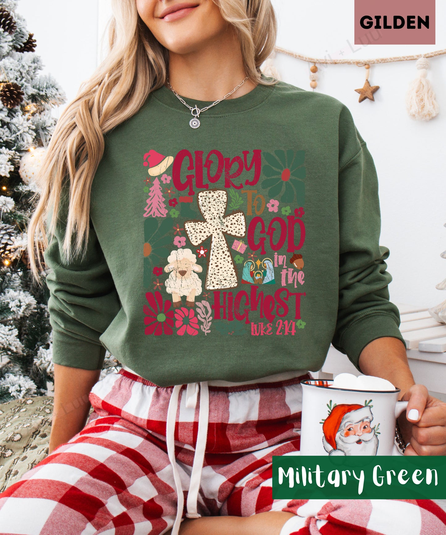 Glory To God | Gilden Unisex Sweatshirt