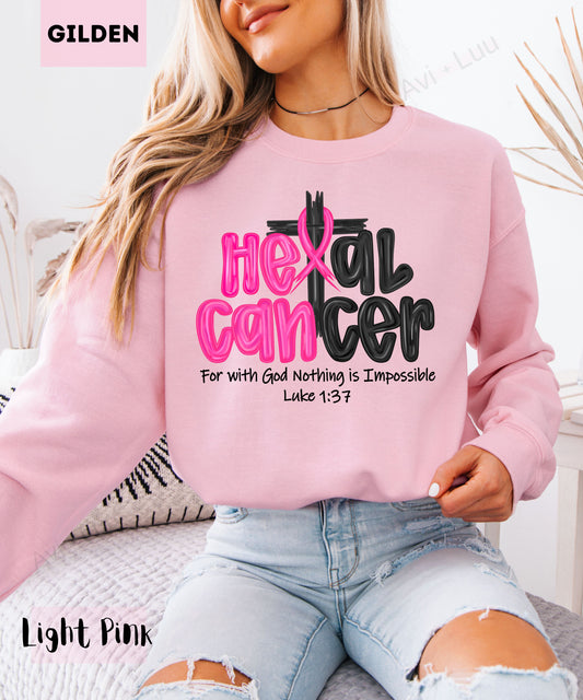 Heal Cancer | Gilden Unisex Sweatshirt