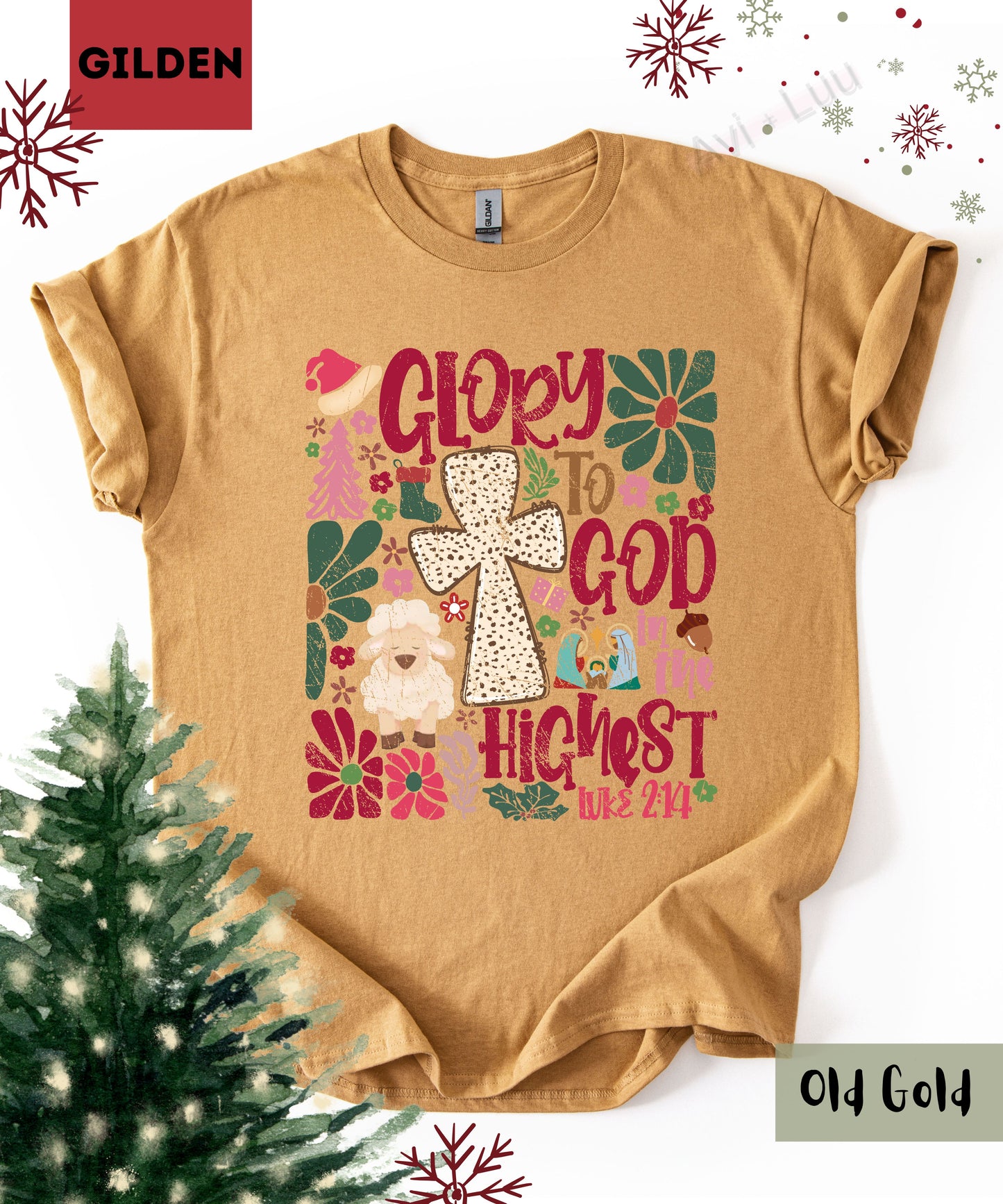 Glory To God | Gilden Unisex T-Shirt