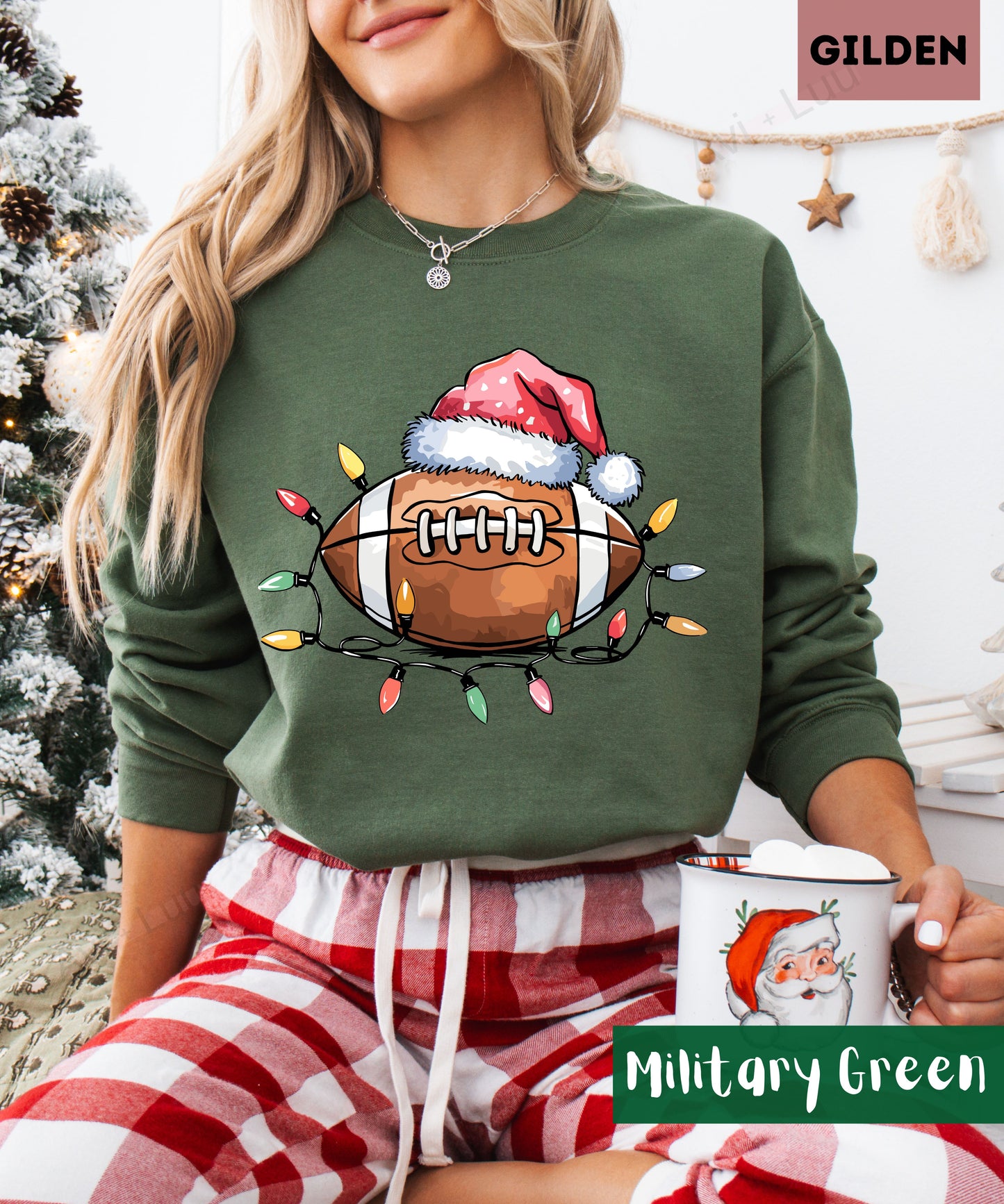 Football Santa | Gilden Unisex Sweatshirt