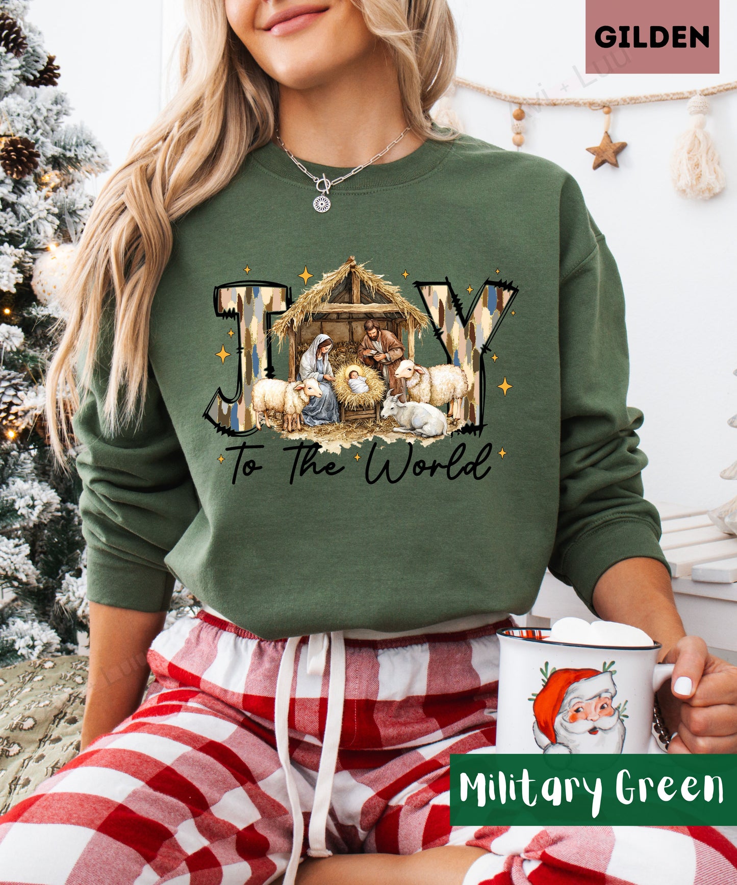 Joy To The World | Gilden Unisex Sweatshirt